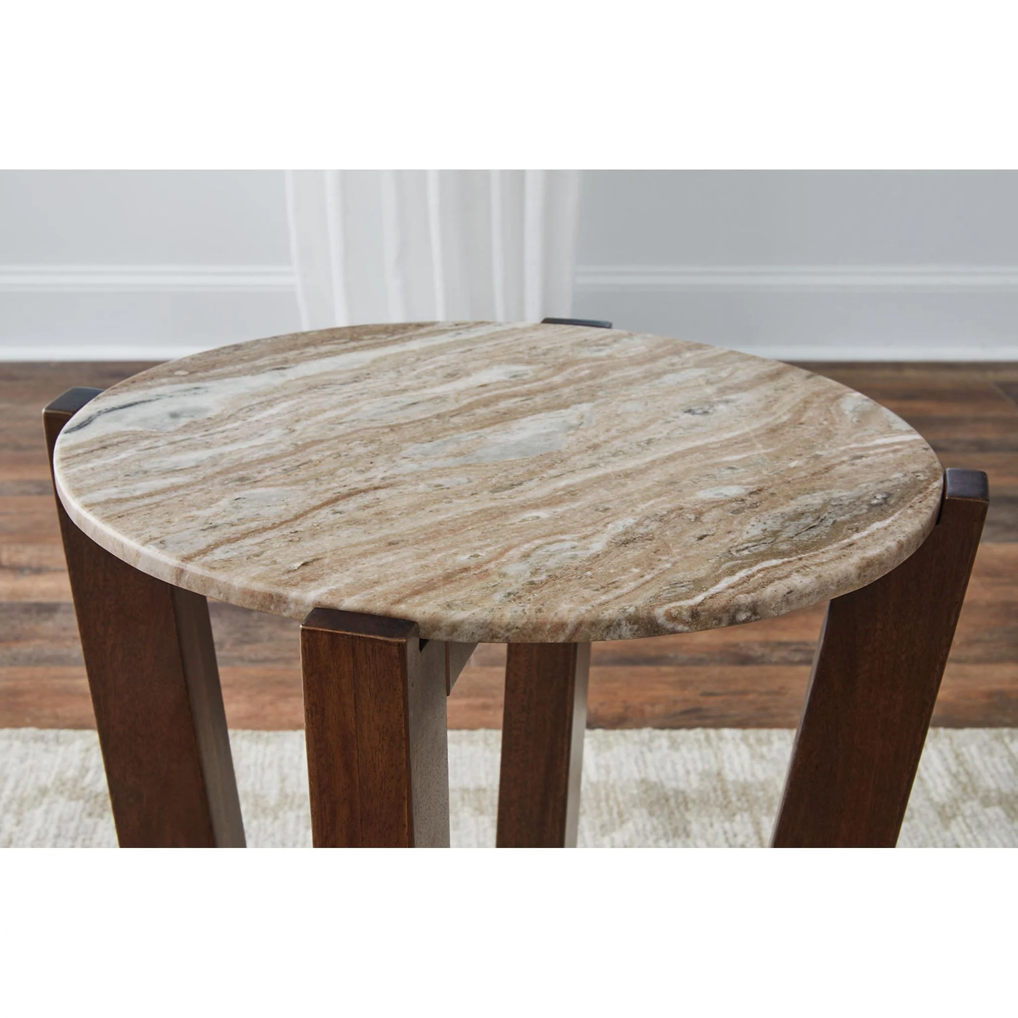 Tanidore End Table - Warm Brown - Image 8