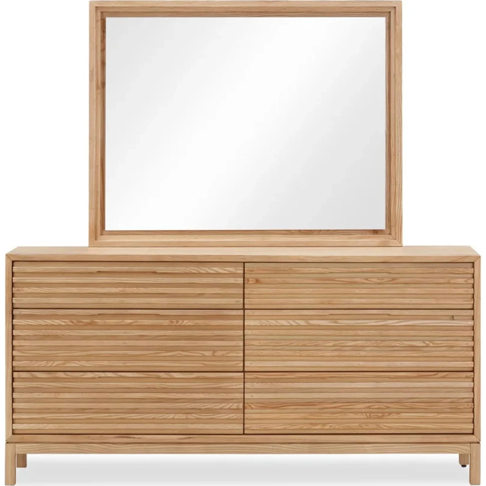 Tanner Dresser and Mirror - Flaxen - Image 4