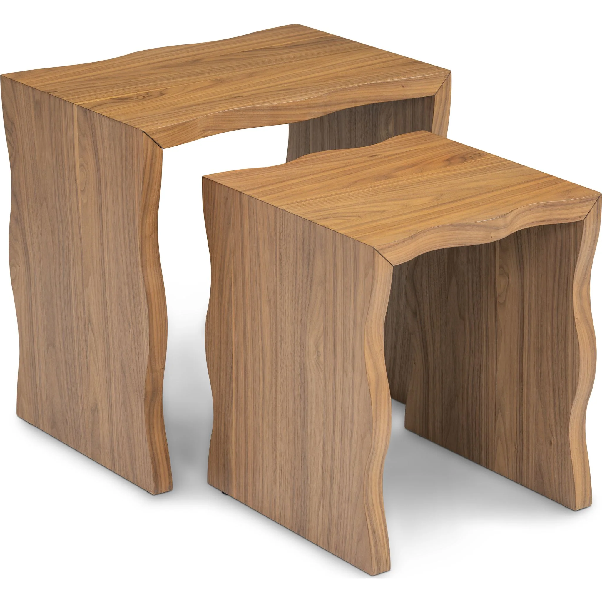 Tenth+Maple Bella Nesting Cocktail Table (Set of 2) - Brown - Image 2