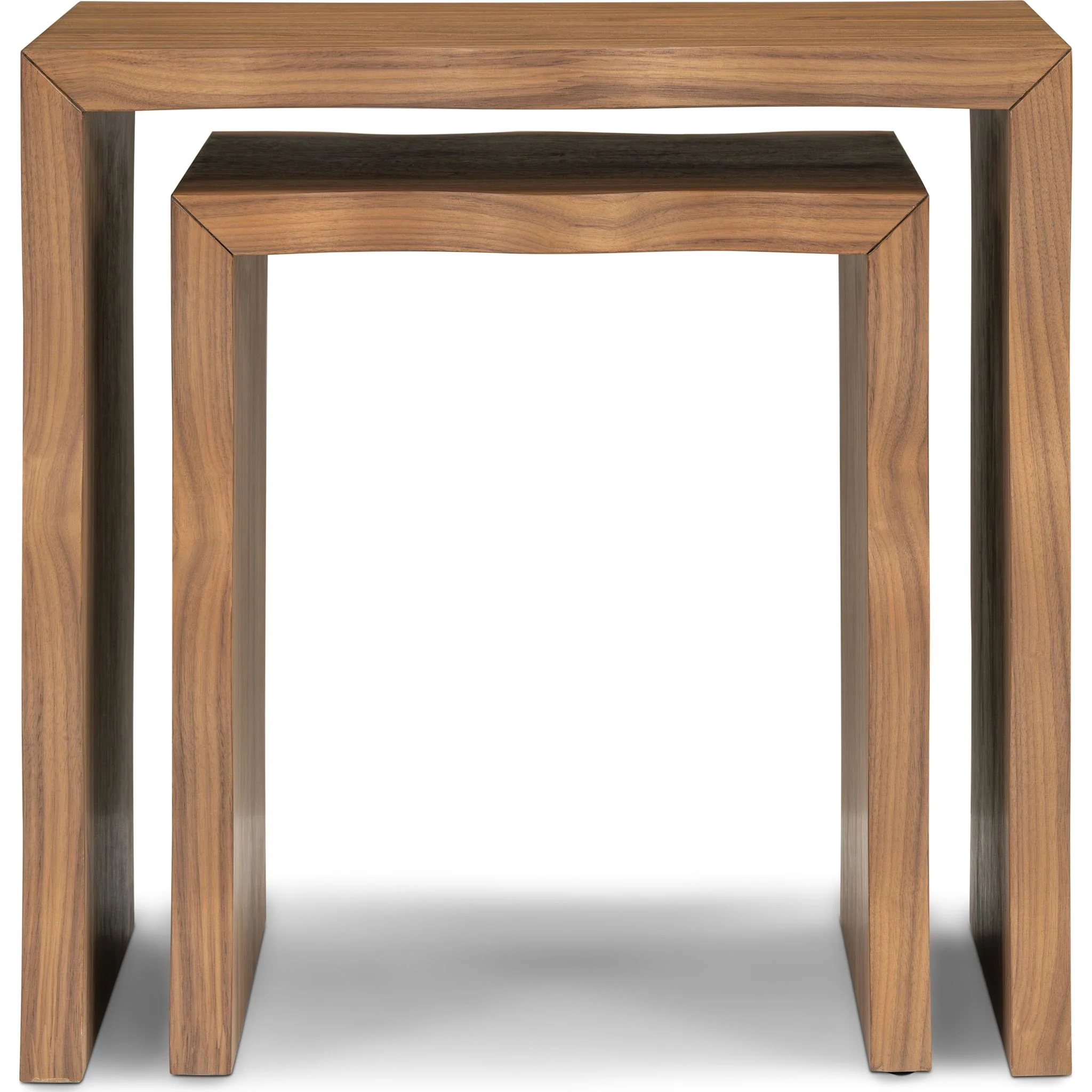 Tenth+Maple Bella Nesting Cocktail Table (Set of 2) - Brown - Image 3