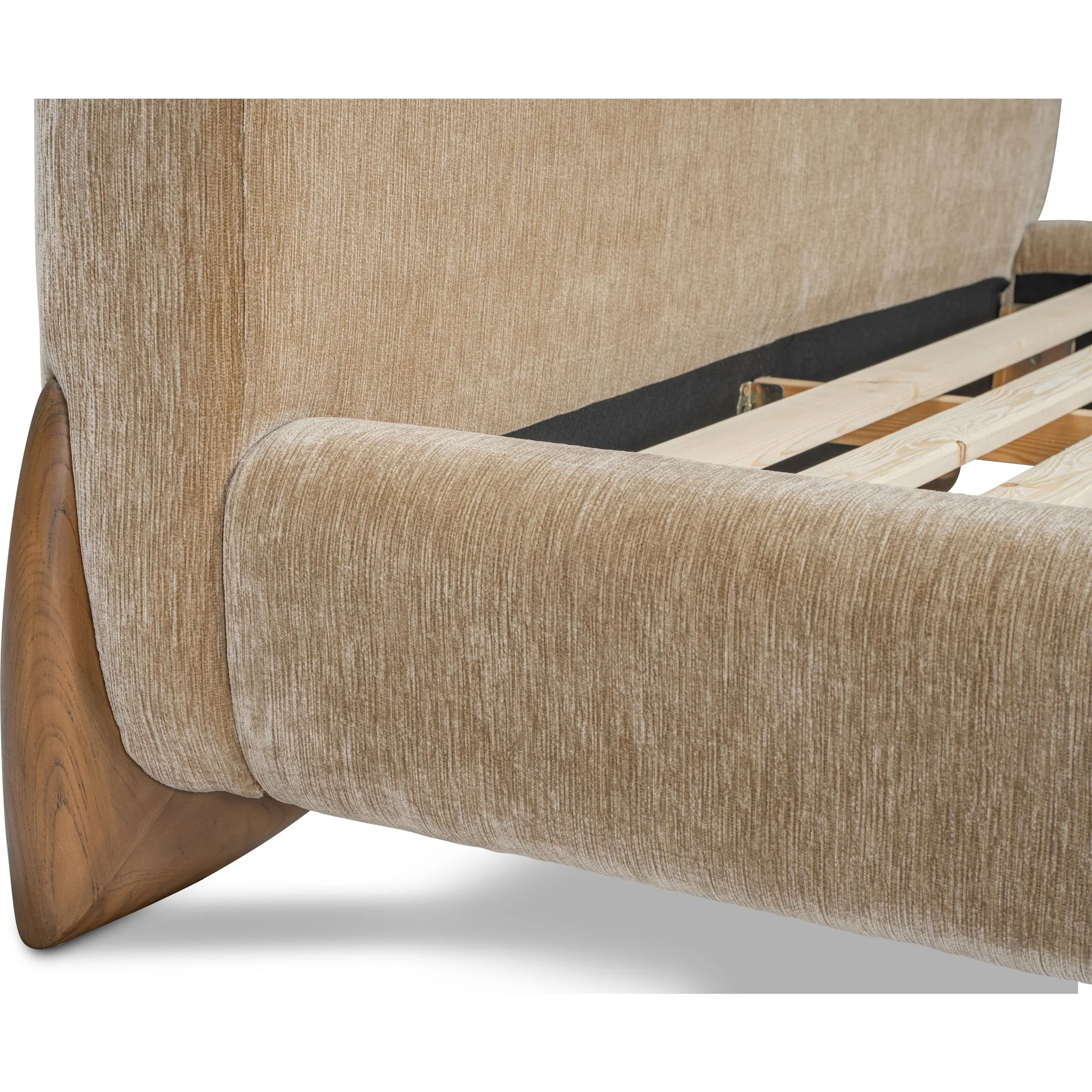 Tenth+Maple Iris Upholstered Bed - Camel - Image 9