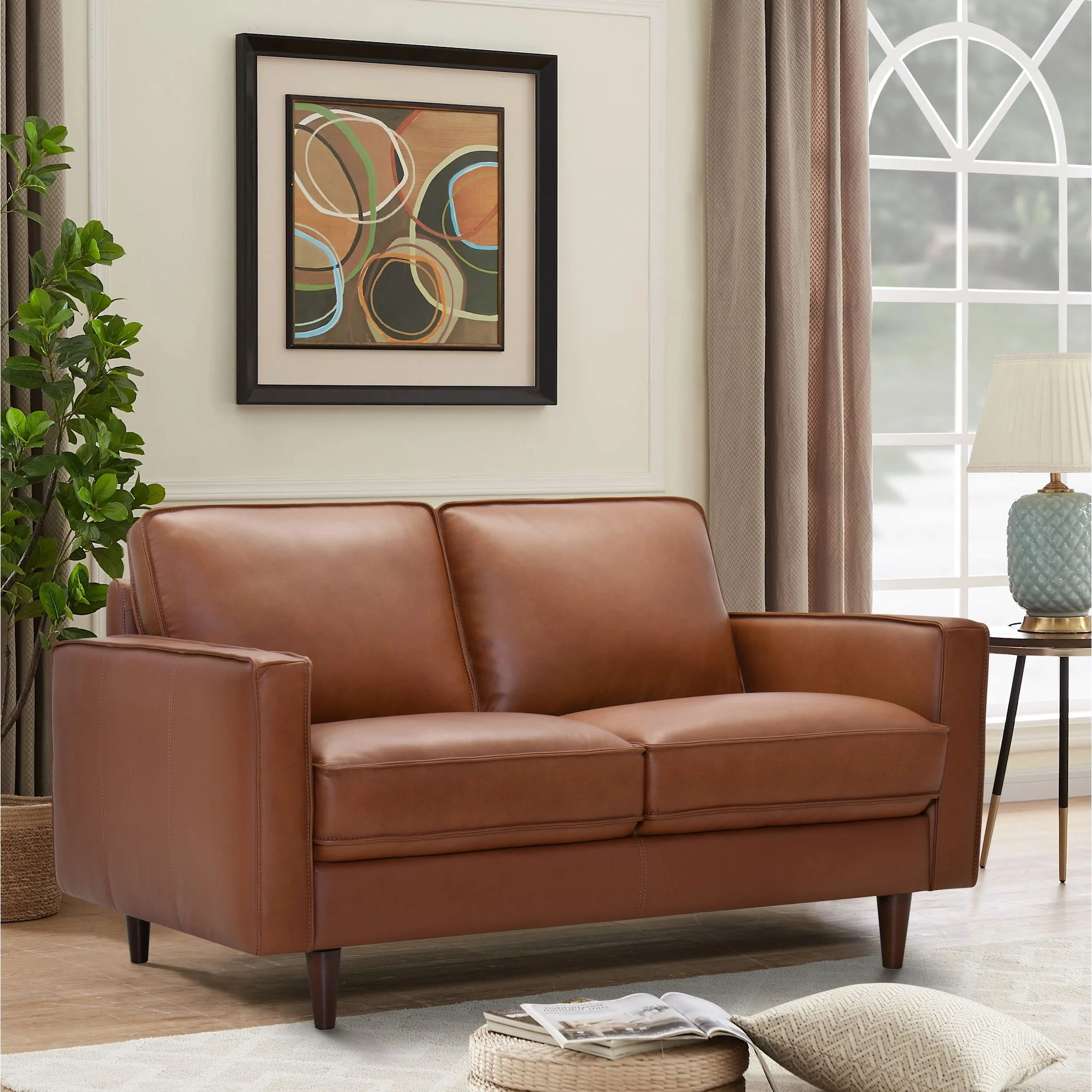 Tenth+Maple Joy Loveseat - Ranger Caramel - Image 2