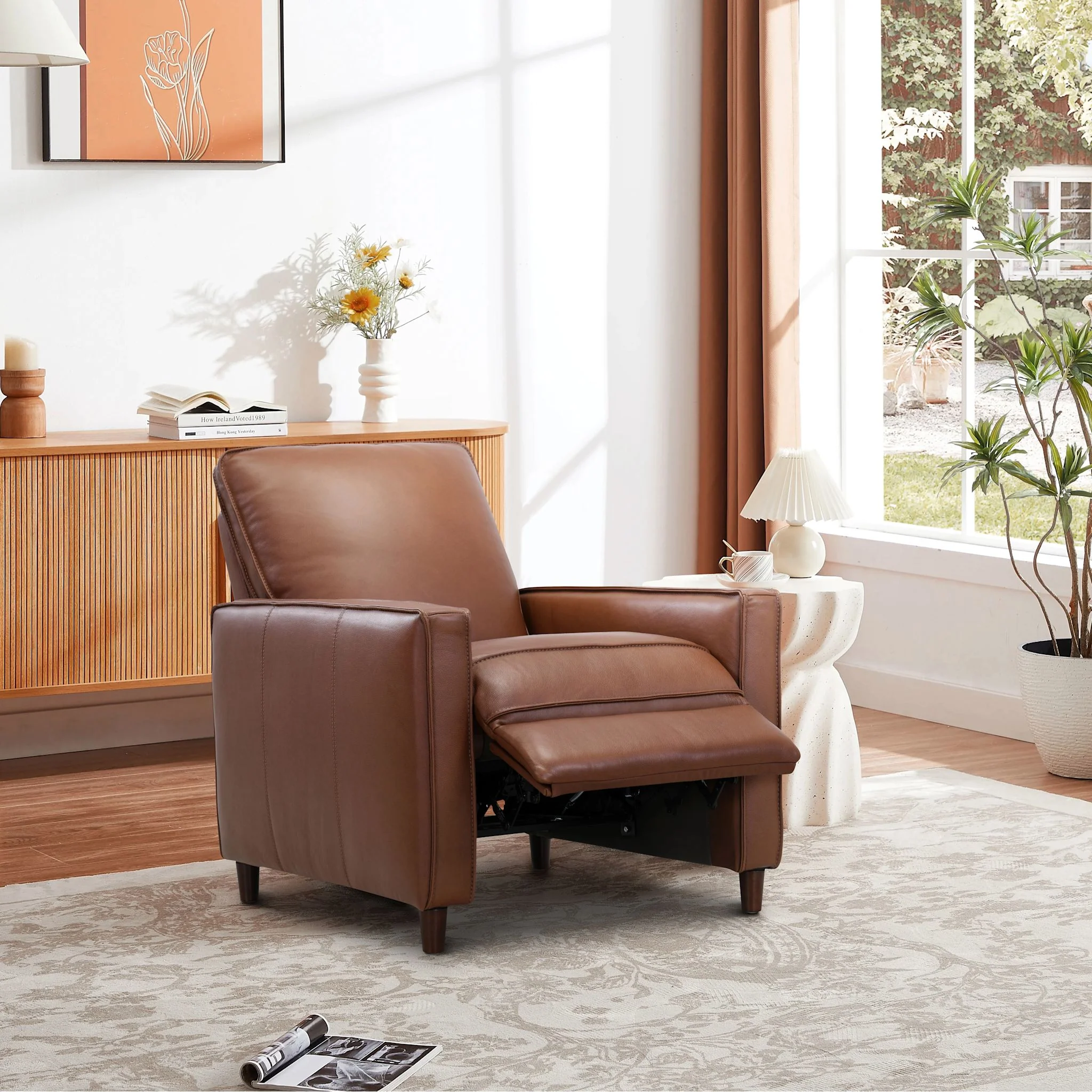 Tenth+Maple Joy Push Back Recliner - Ranger Caramel - Image 2