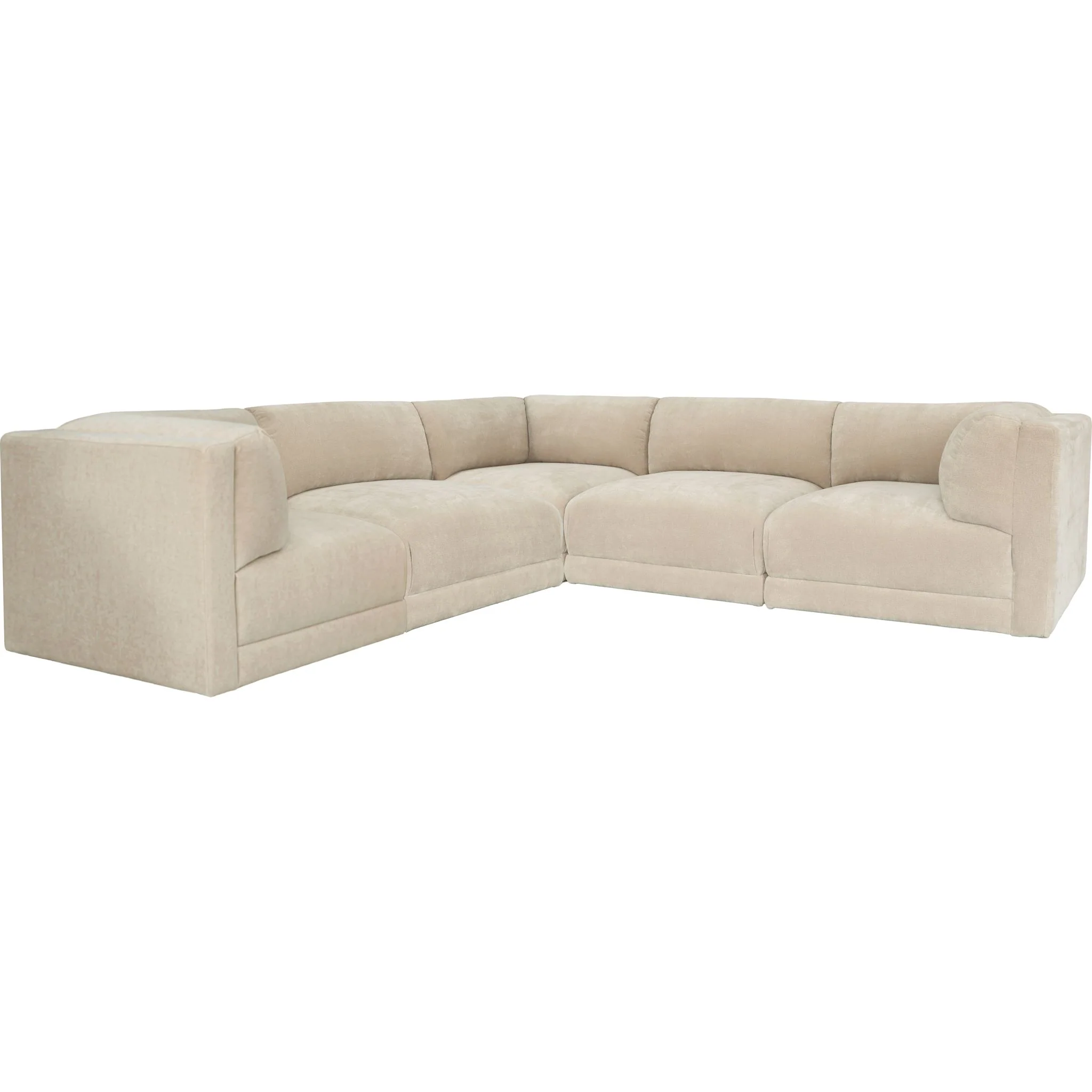 Tenth+Maple Meryl 5 Piece Modular Sectional