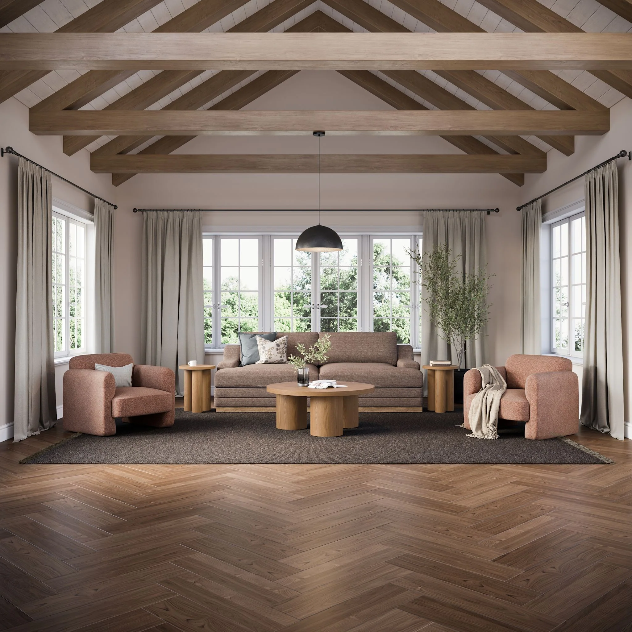 Tenth+Maple Serena Sofa - Chestnut - Image 2