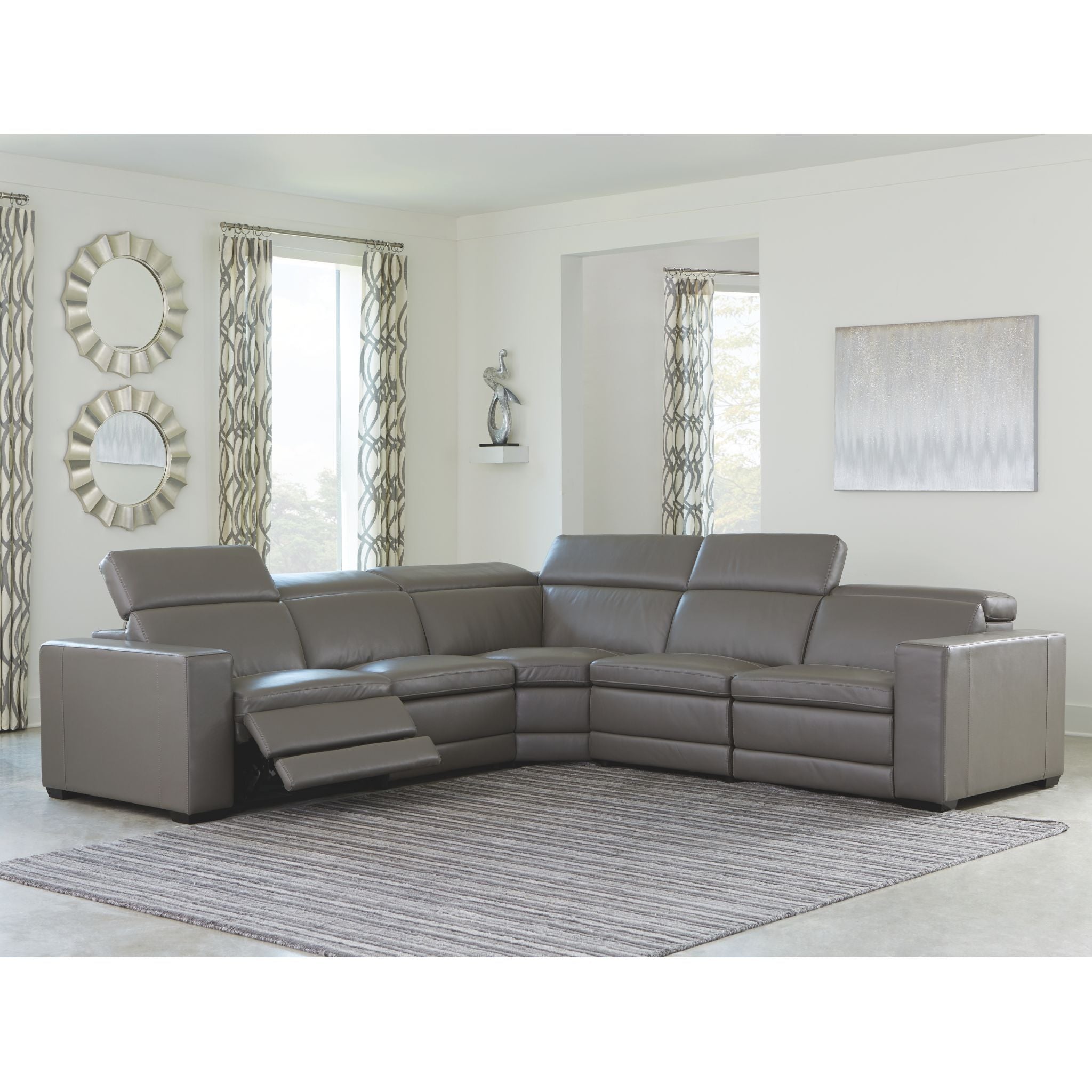 Texline 6 Piece Power Reclining Sectional - Image 2