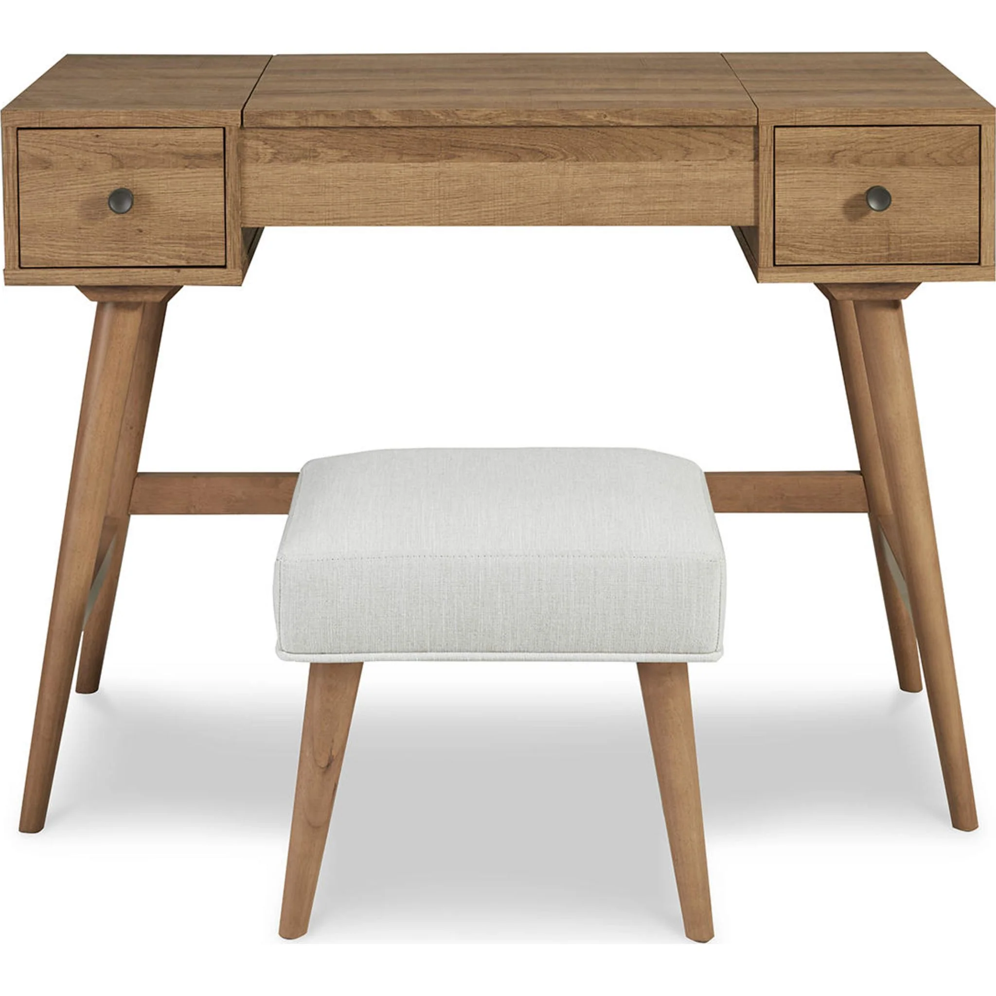 Thadamere Vanity Set - Light Brown - Image 5
