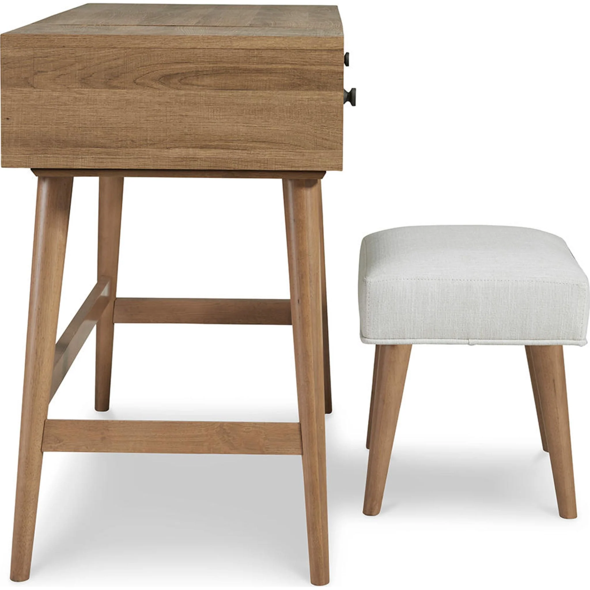 Thadamere Vanity Set - Light Brown - Image 7