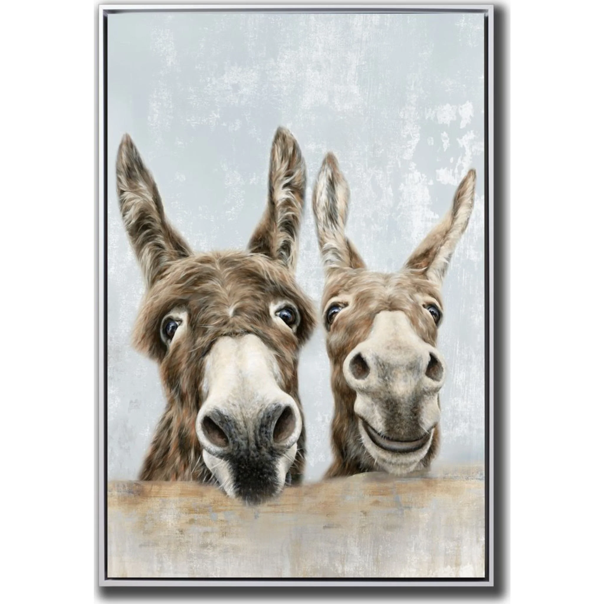 The Donkeys Wall Art 31.00" x 46.00"