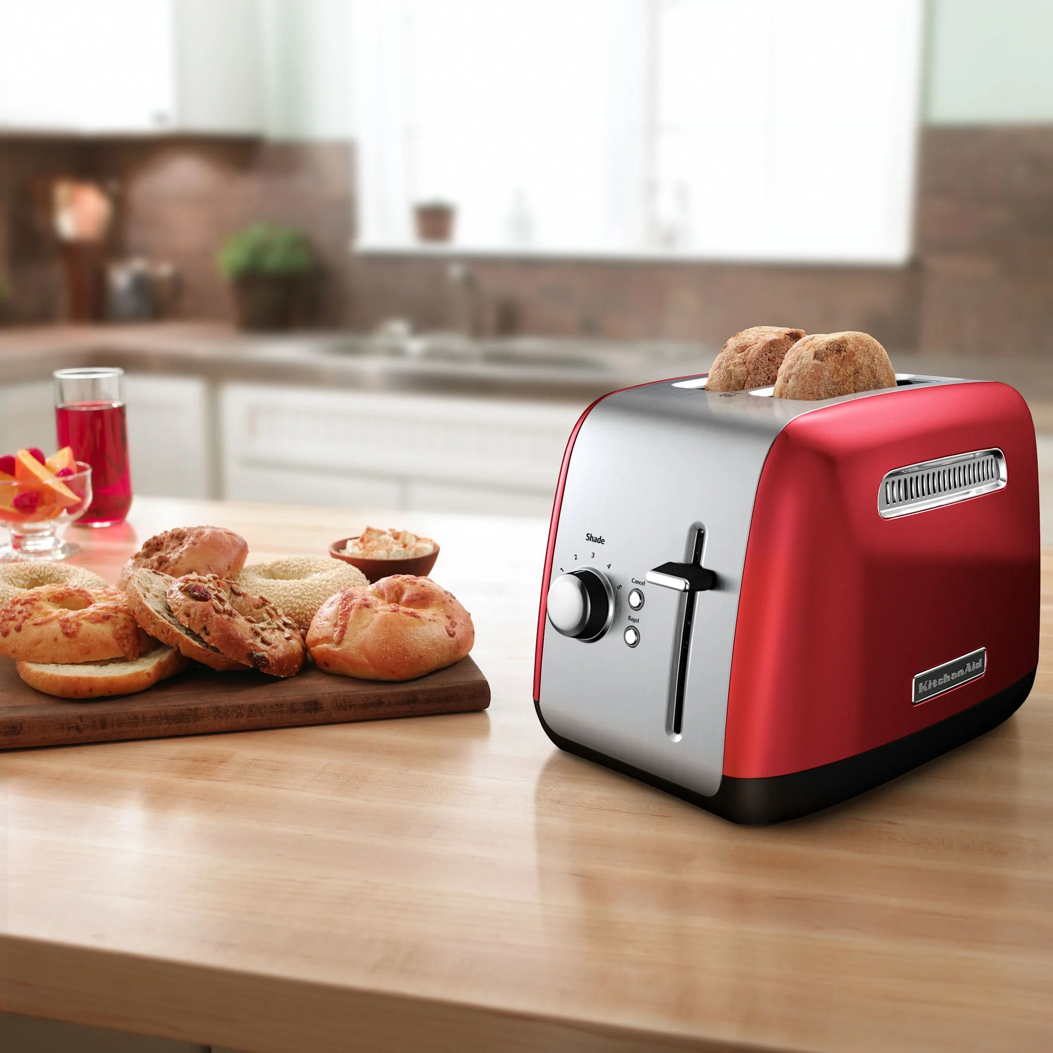KitchenAid 2-Slice Toaster with manual lift lever (KMT2115ER) - Empire Red - Image 5