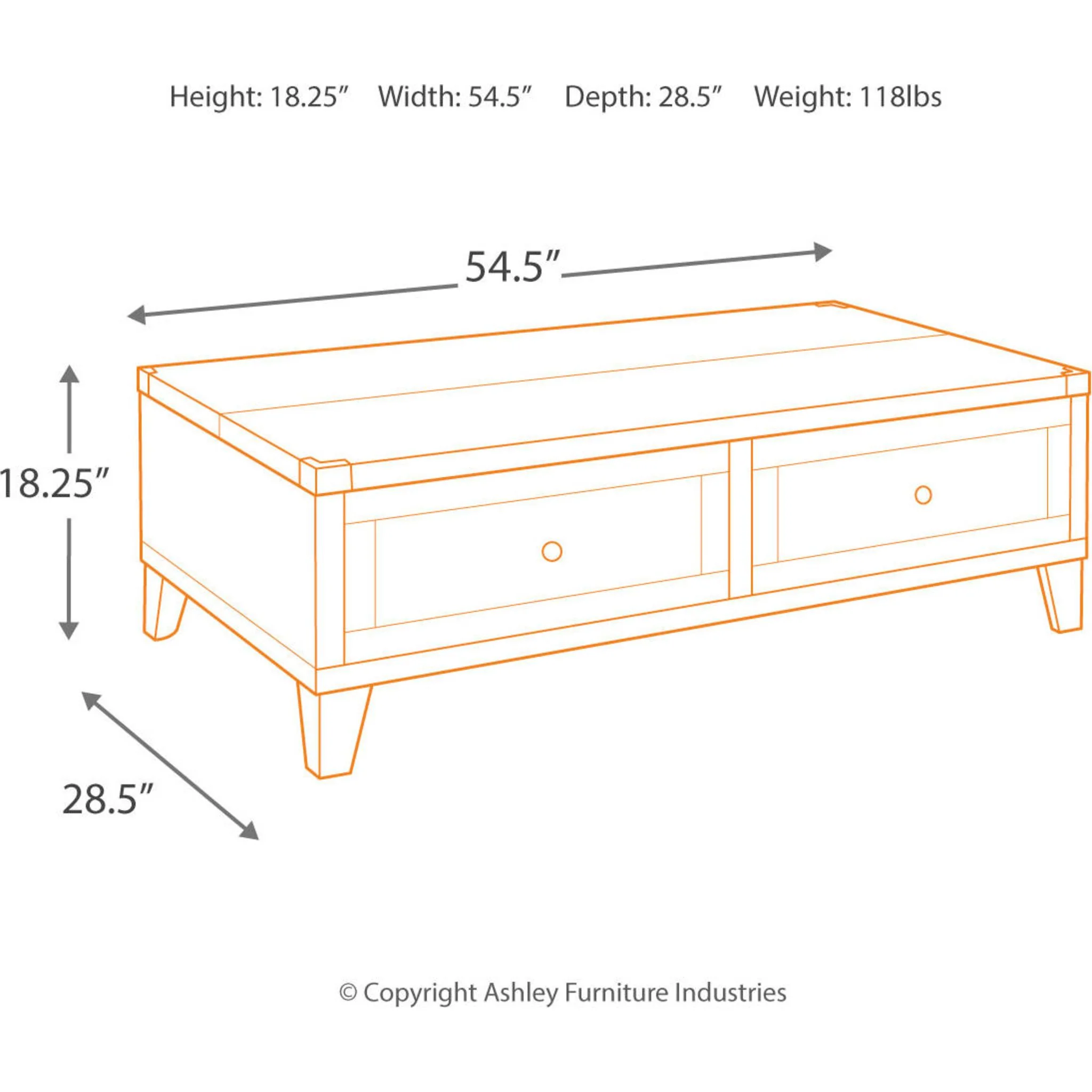Todoe Coffee Table - Dark Gray - Image 36