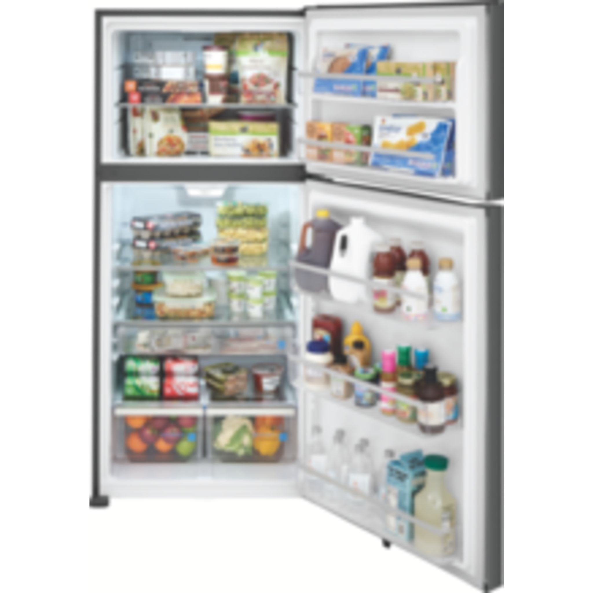Frigidaire Gallery Top Mount Fridge (FGHT2055VD) - Black Stainless - Image 2