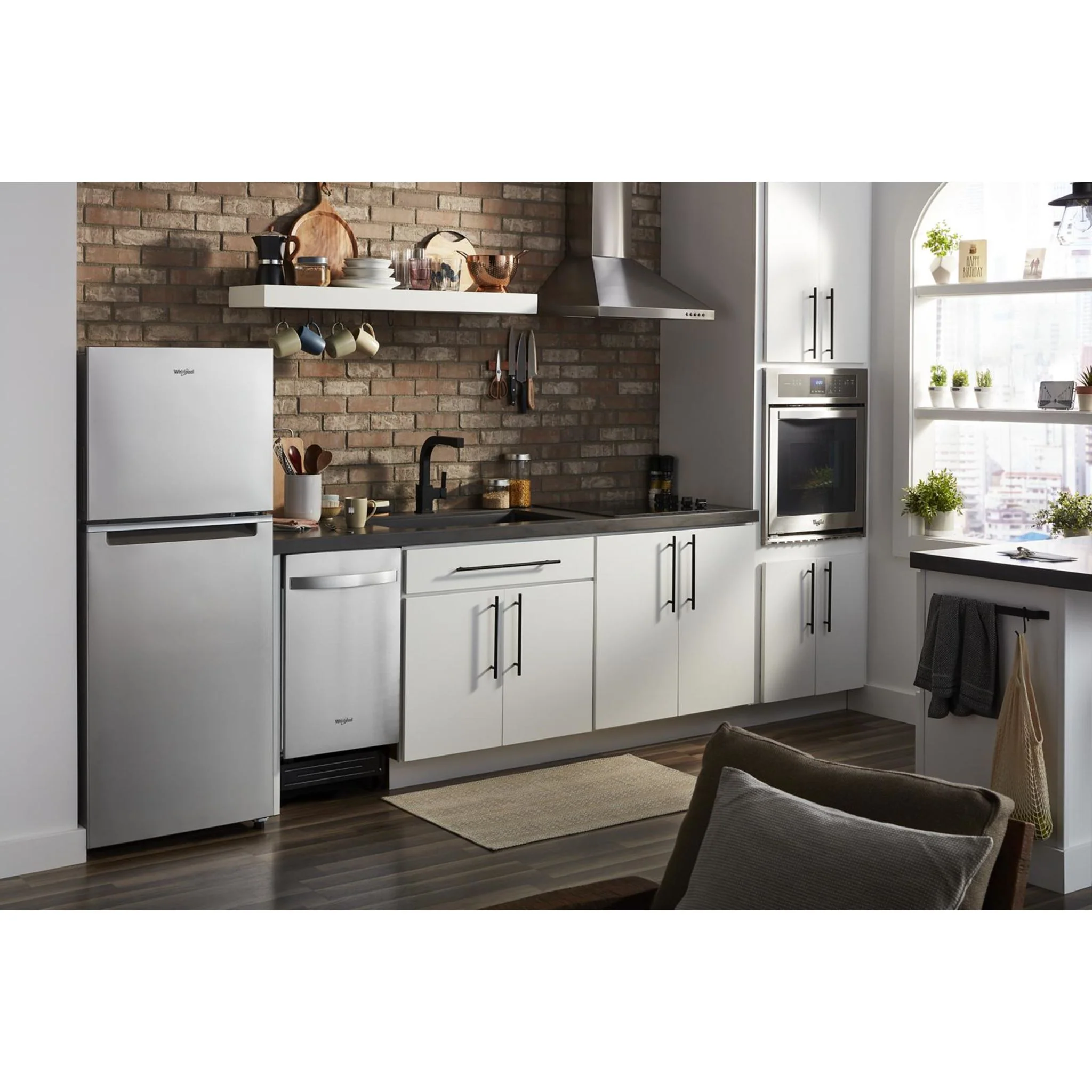 Whirlpool 24-inch Wide Small Space Top-Freezer Refrigerator - 11.6 cu. ft. -Fingerprint Resistant Stainless (WRT112CZJZ) - Image 19