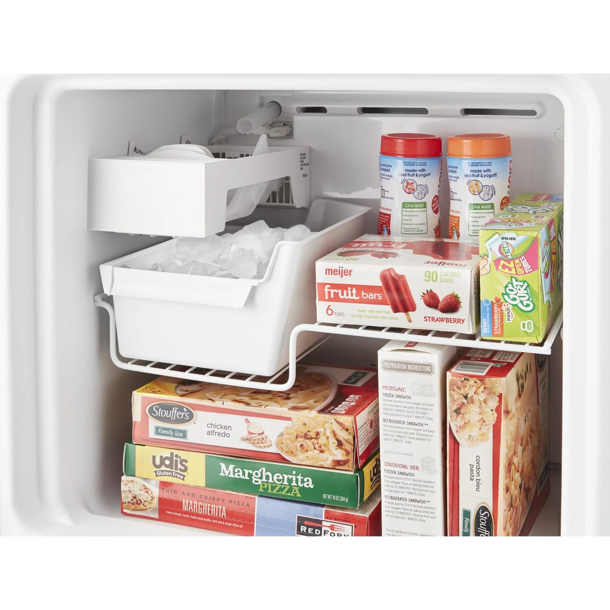 Whirlpool 24-inch Wide Small Space Top-Freezer Refrigerator - 11.6 cu. ft. -Fingerprint Resistant Stainless (WRT112CZJZ) - Image 9