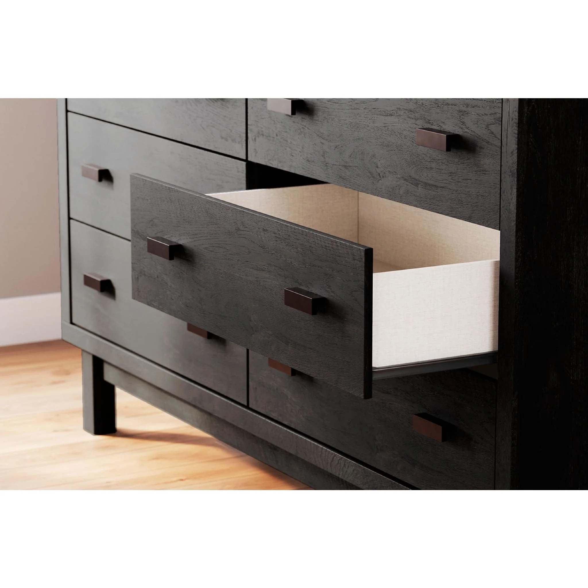 Toretto 4 Piece Bedroom Package - Charcoal - Image 6