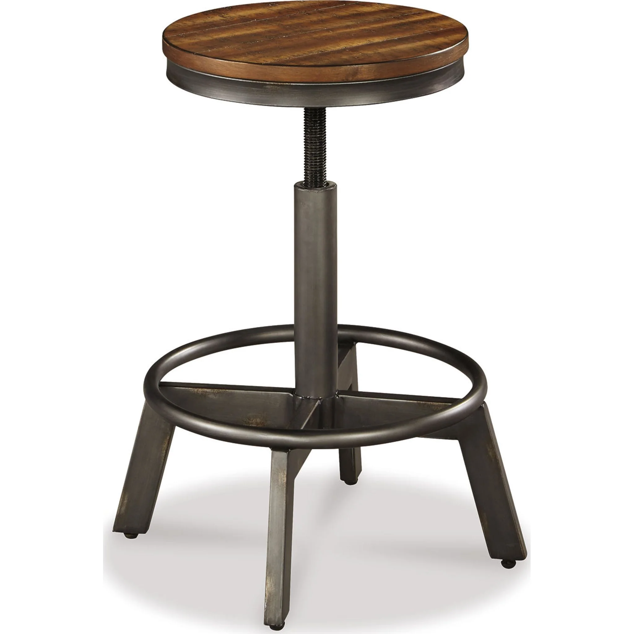 Torjin Adjustable Height Stool - Brown - (D440-024)