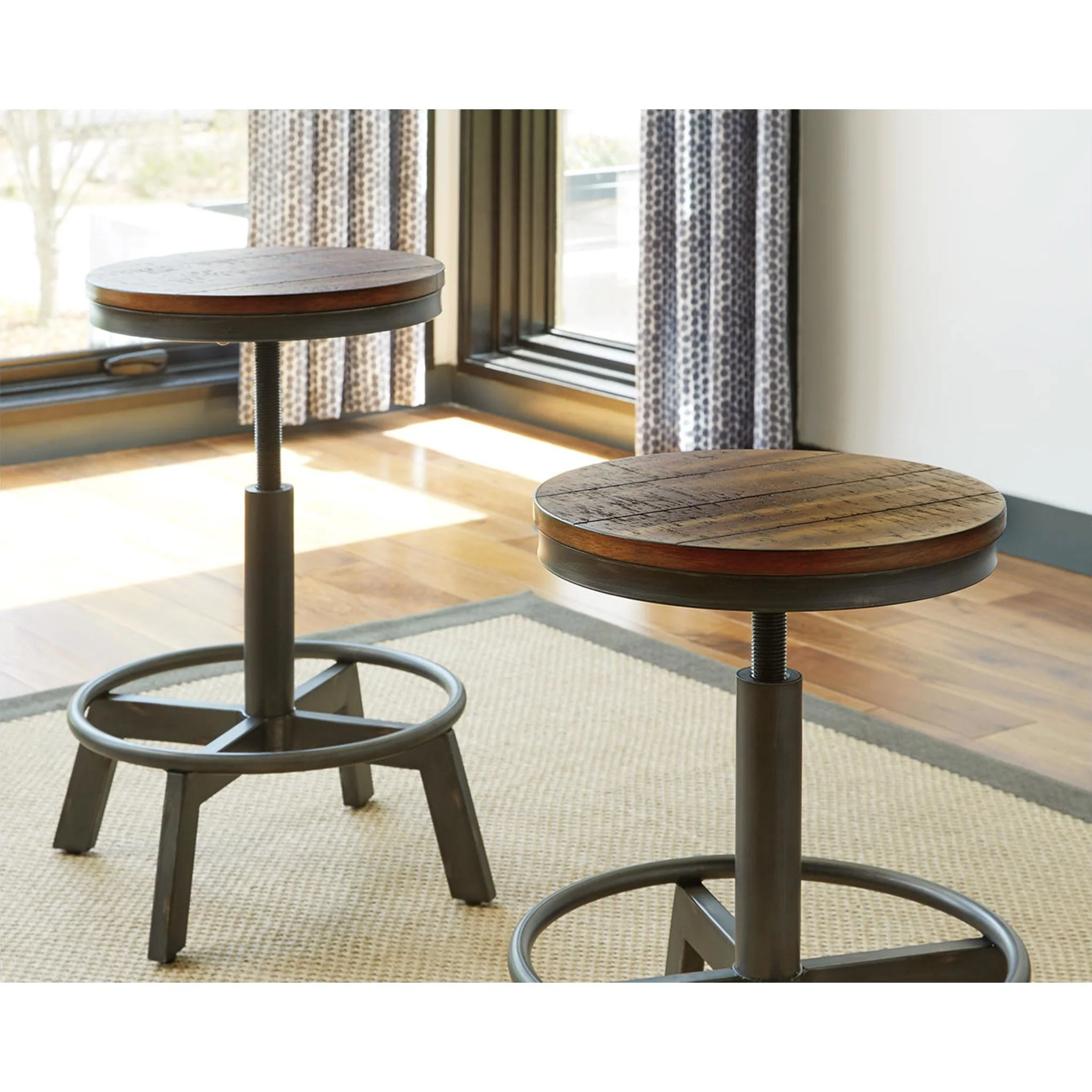Torjin Adjustable Height Stool - Brown - (D440-024) - Image 5