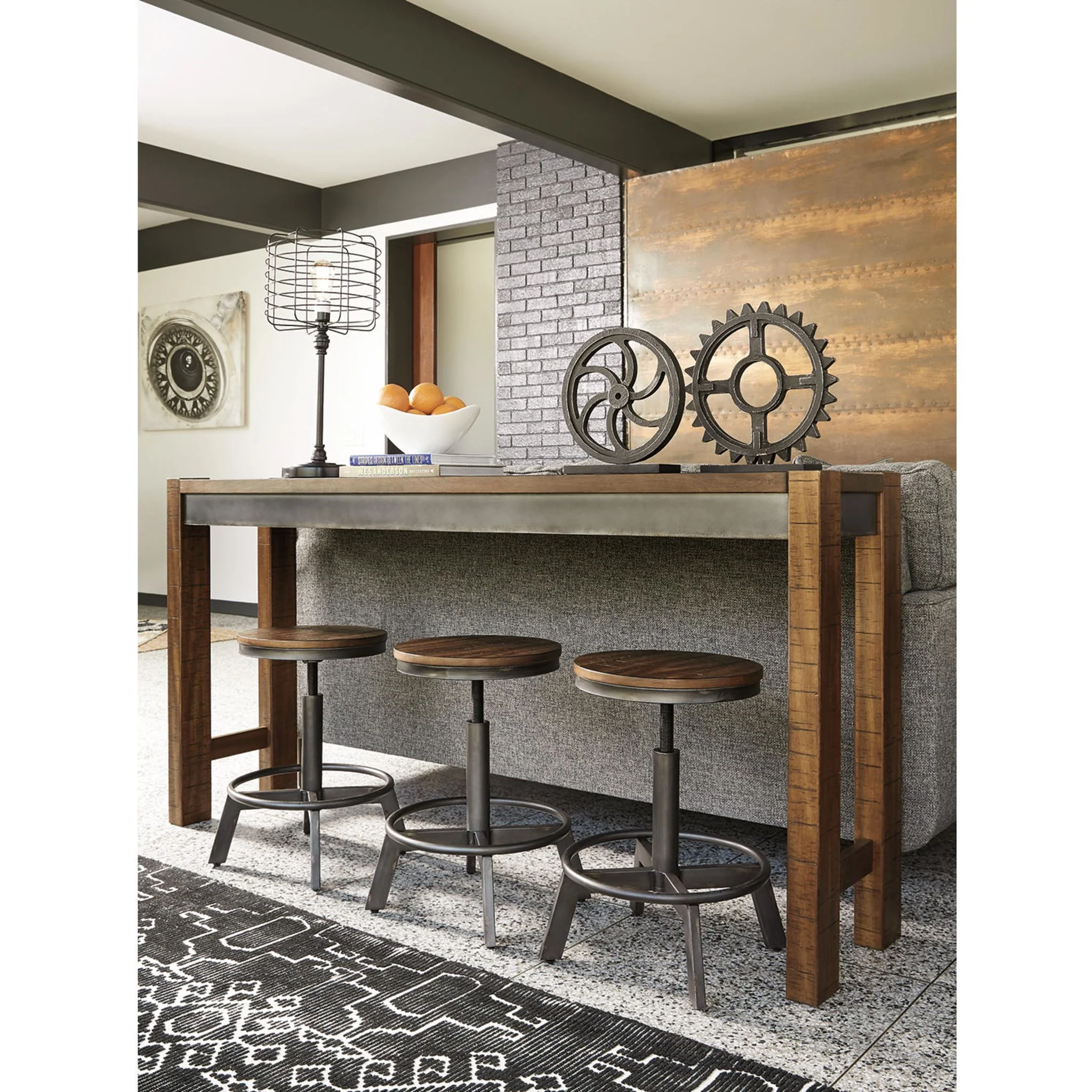 Torjin Adjustable Height Stool - Brown - (D440-024) - Image 7
