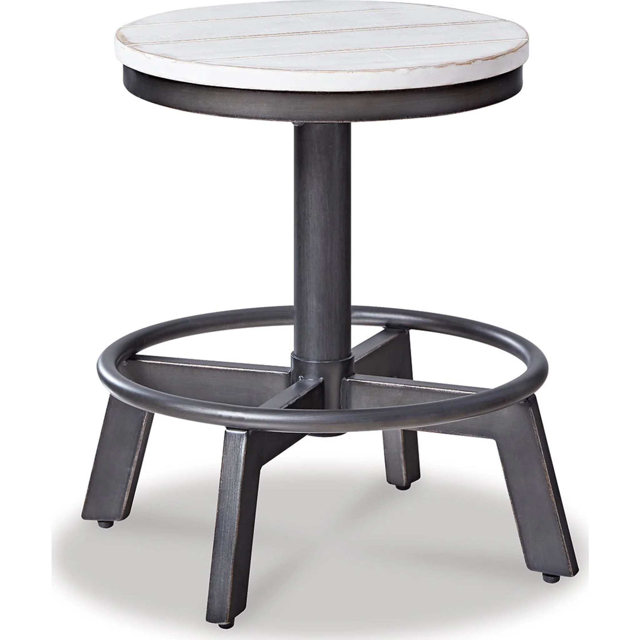 Torjin Adjustable Height Stool - Vintage White - (D440-224)