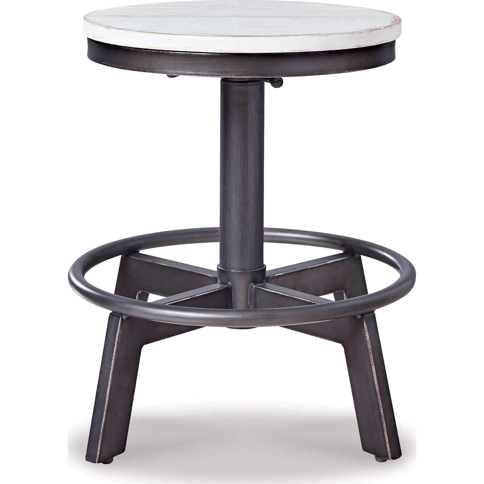 Torjin Adjustable Height Stool - Vintage White - (D440-224) - Image 2