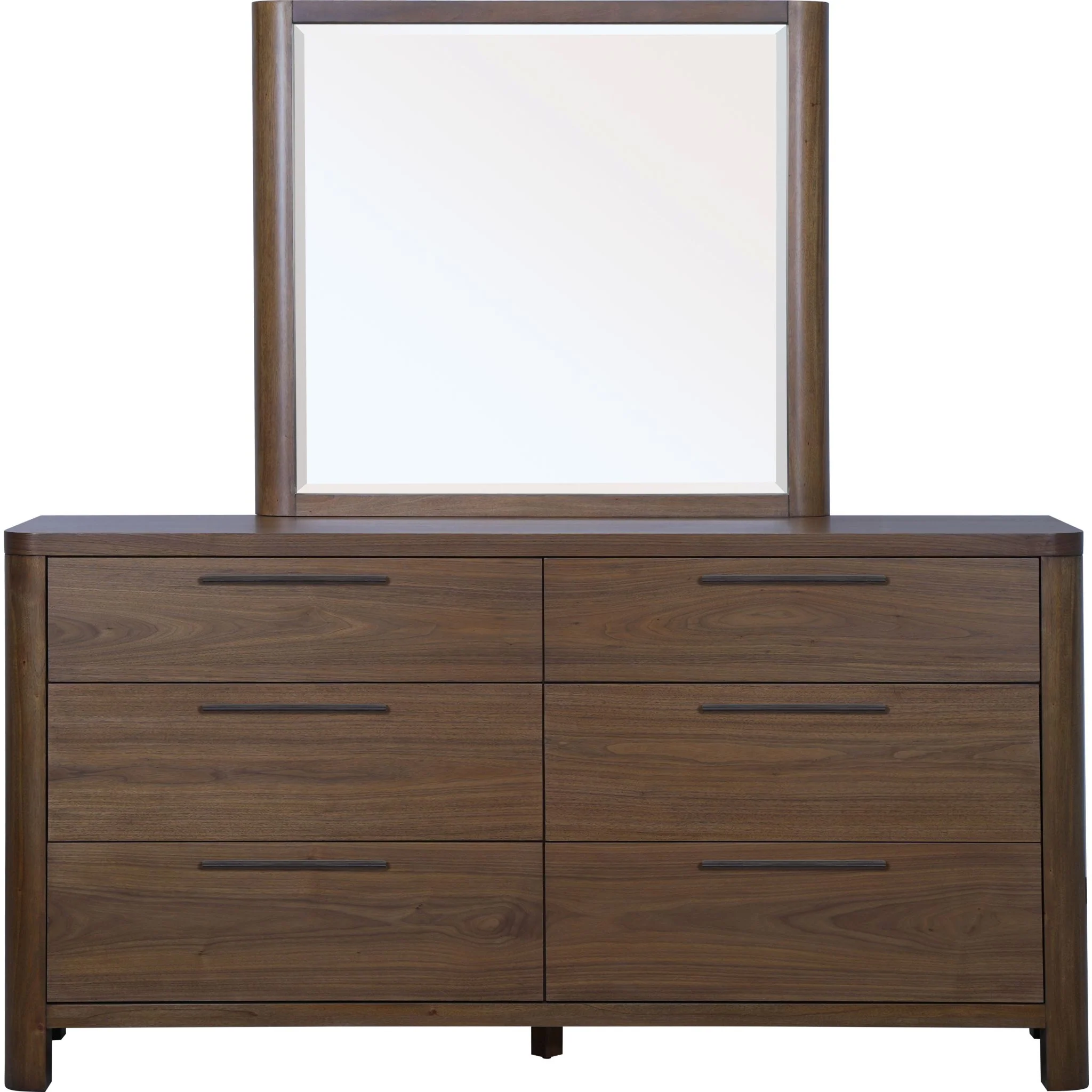 Totes 6 Piece Sleigh Bedroom - English Walnut - Image 4