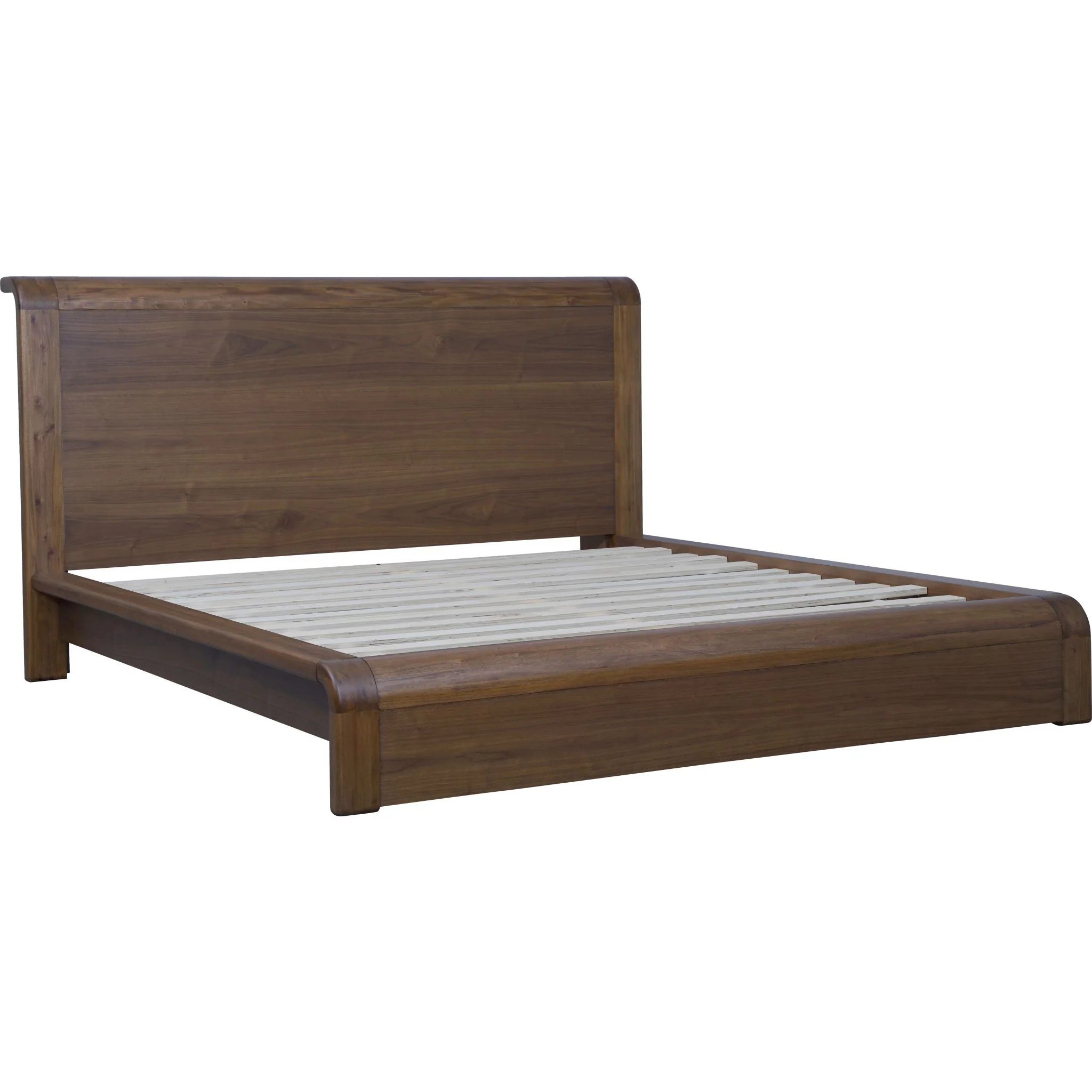 Totes Sleigh Bed - English Walnut - Image 4