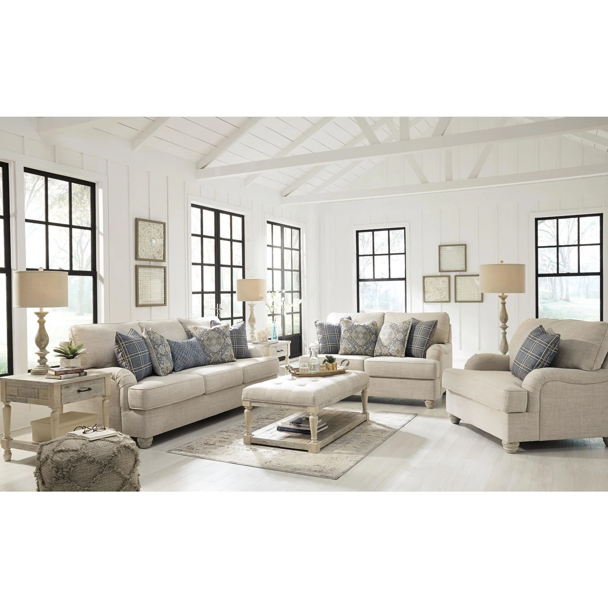 Traemore Chair and a Half - Linen - Image 14
