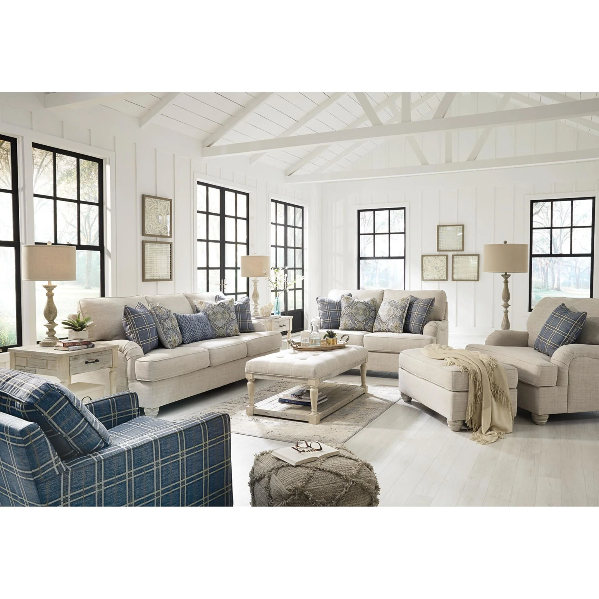 Traemore Chair and a Half - Linen - Image 15