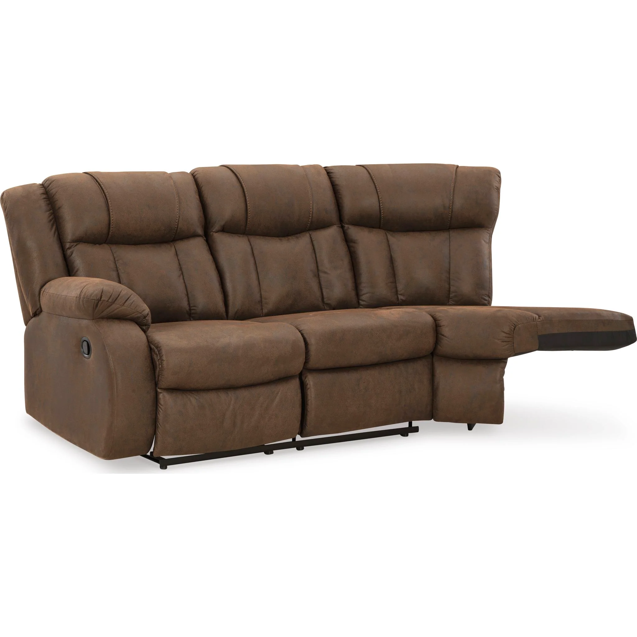 Trail Boys 2 Piece Reclining Sectional with Console - Image 7