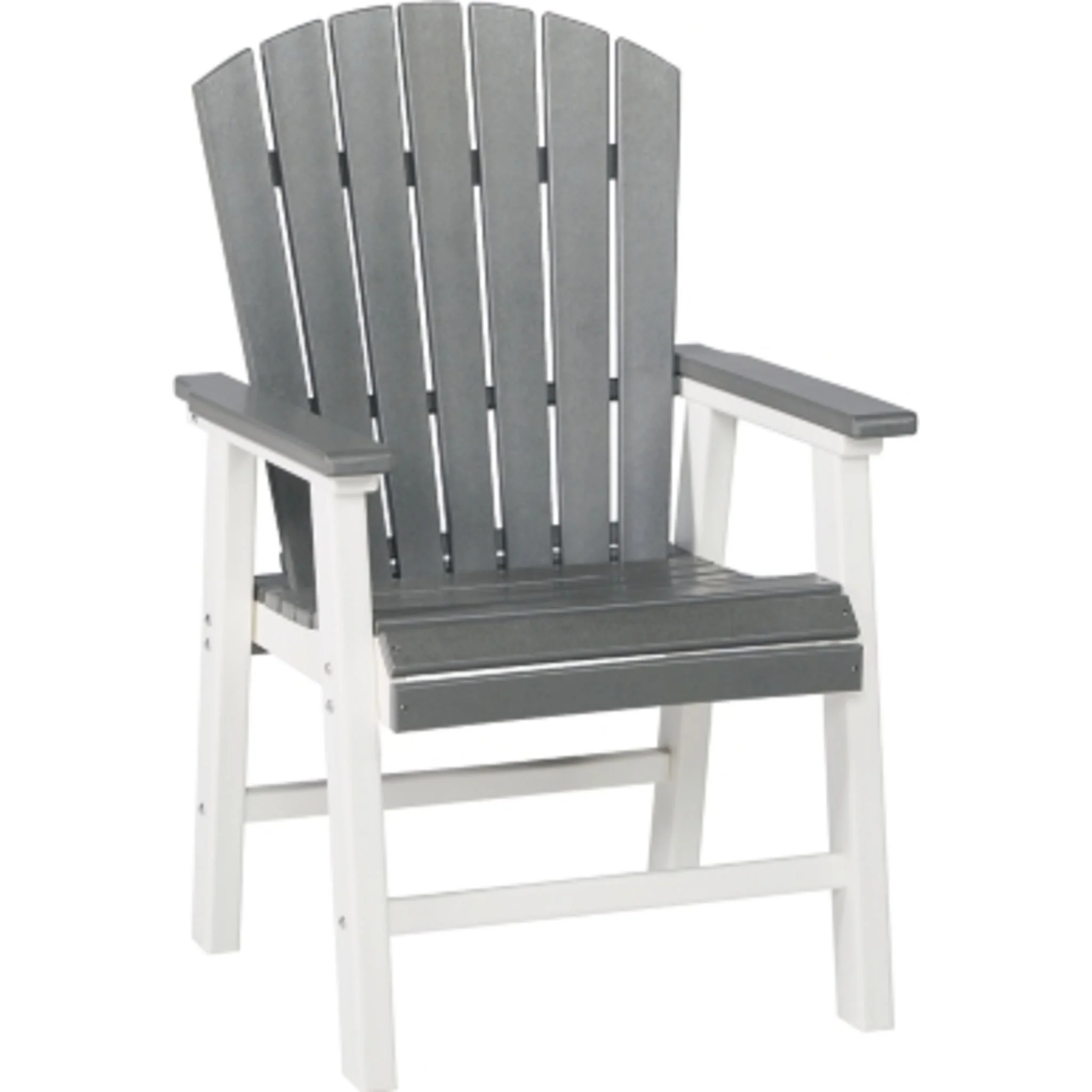 Transville Outdoor Arm Chair (set of 2) - Gray/White - Image 3