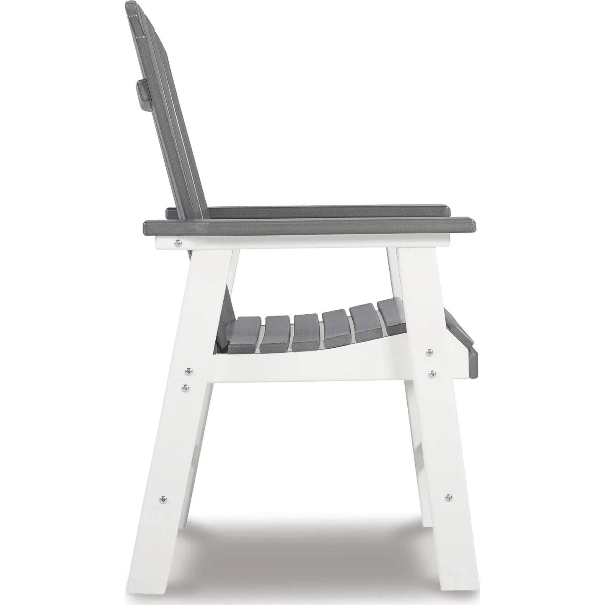 Transville Outdoor Arm Chair (set of 2) - Gray/White - Image 7