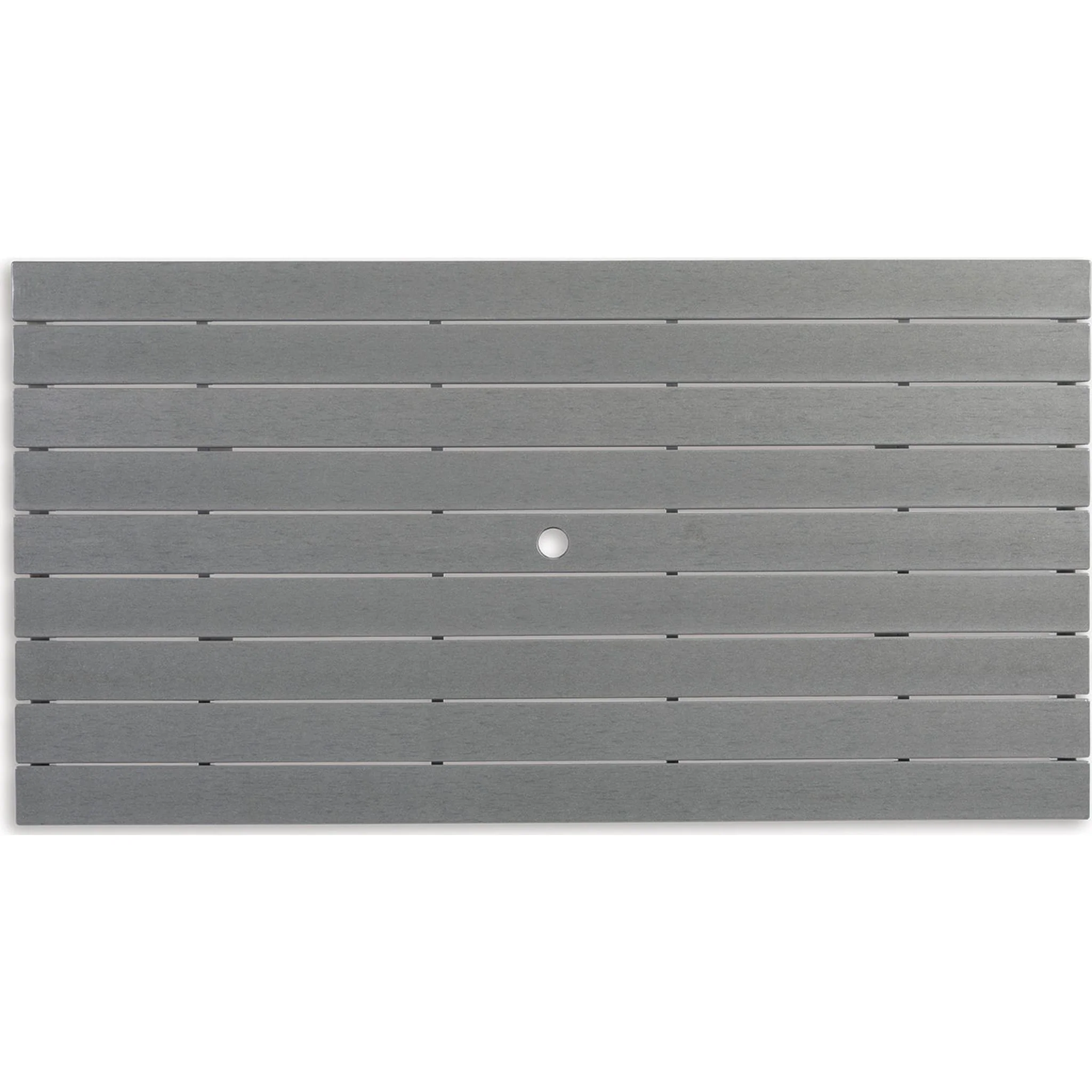 Transville Outdoor Counter Height Dining Table - Gray/White - Image 4