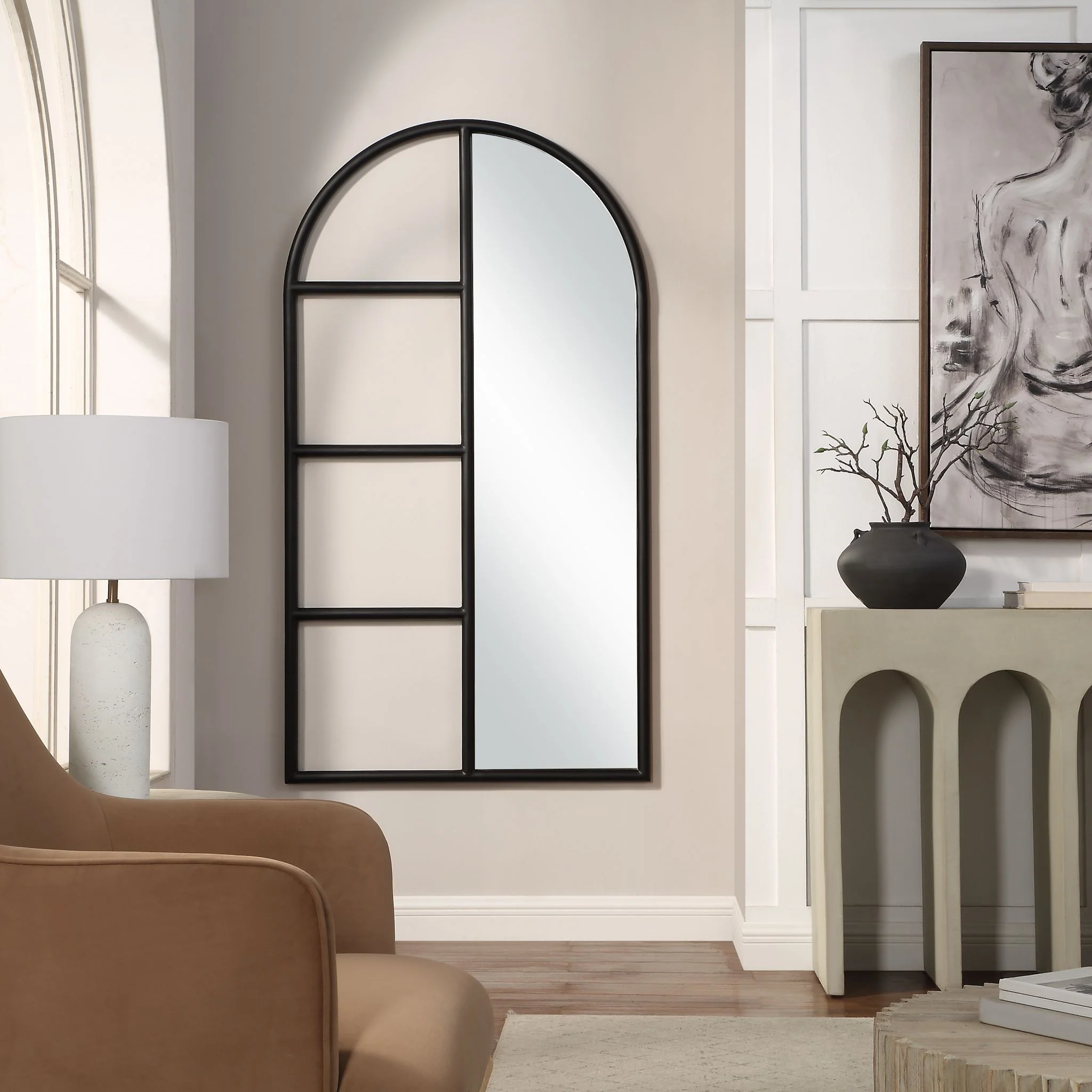 Trellis Accent Mirror 38.00" x 69.75" - Image 2