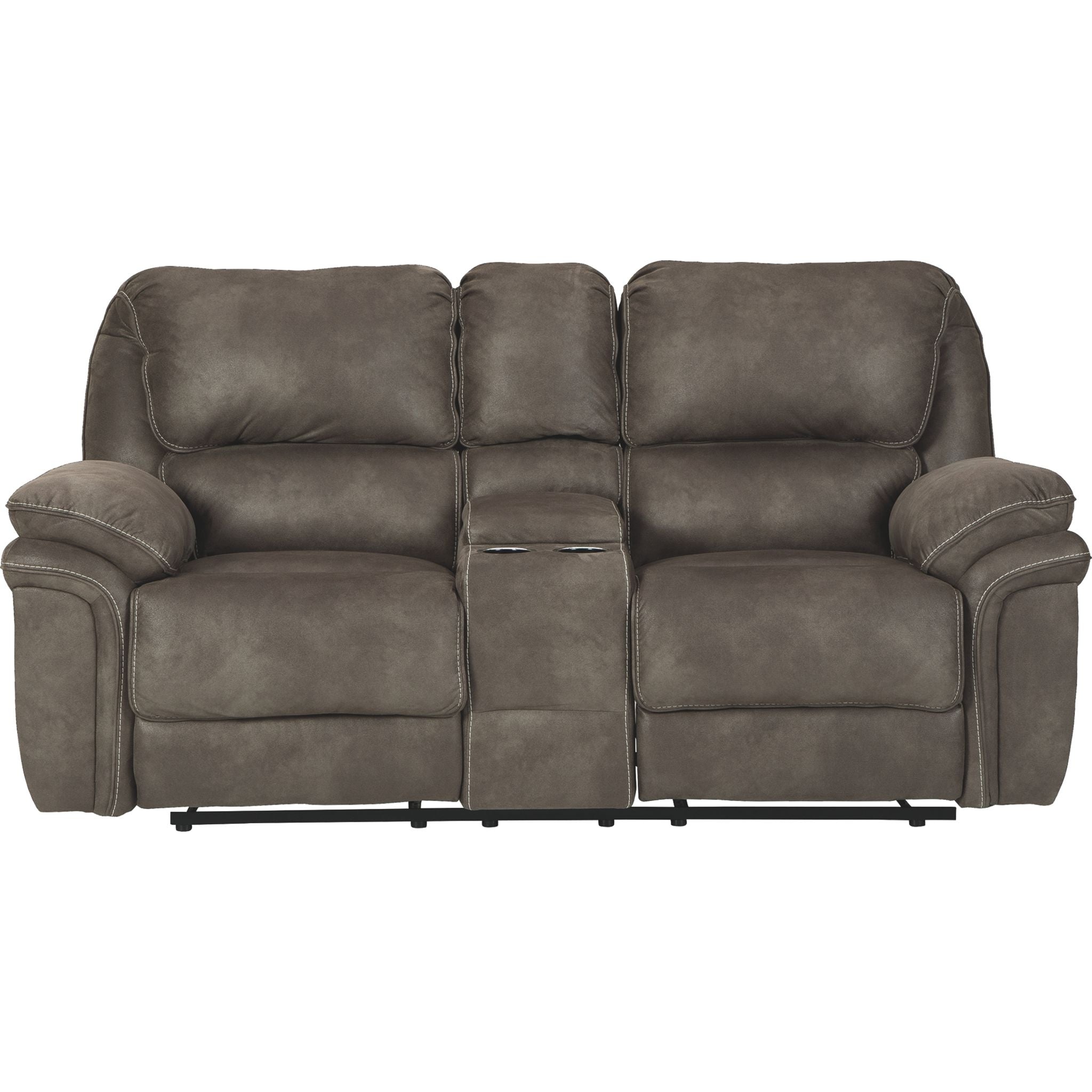 Trementon Power Reclining Loveseat with Console - Graphite