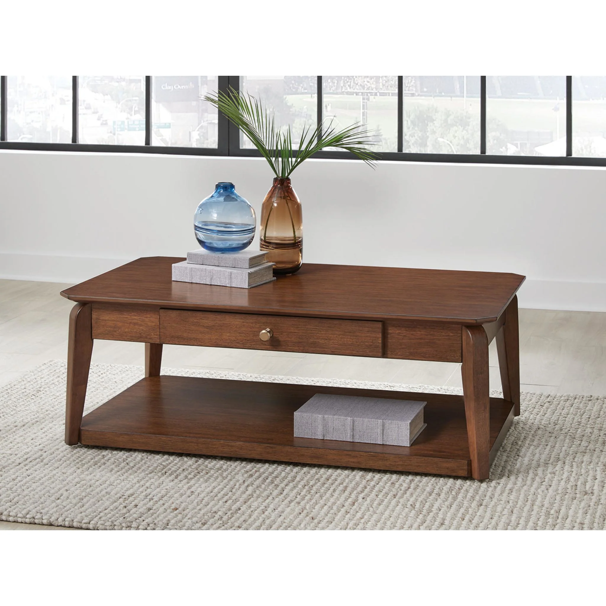 Trenmour Coffee Table - Medium Brown - Image 2
