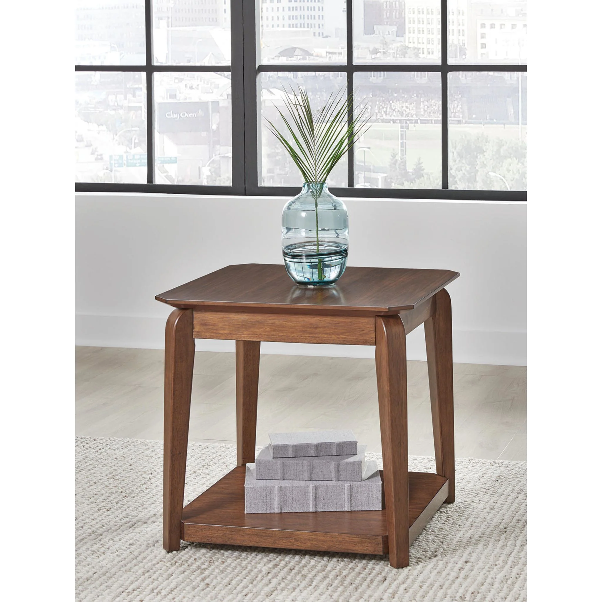 Trenmour End Table - Medium Brown - Image 2