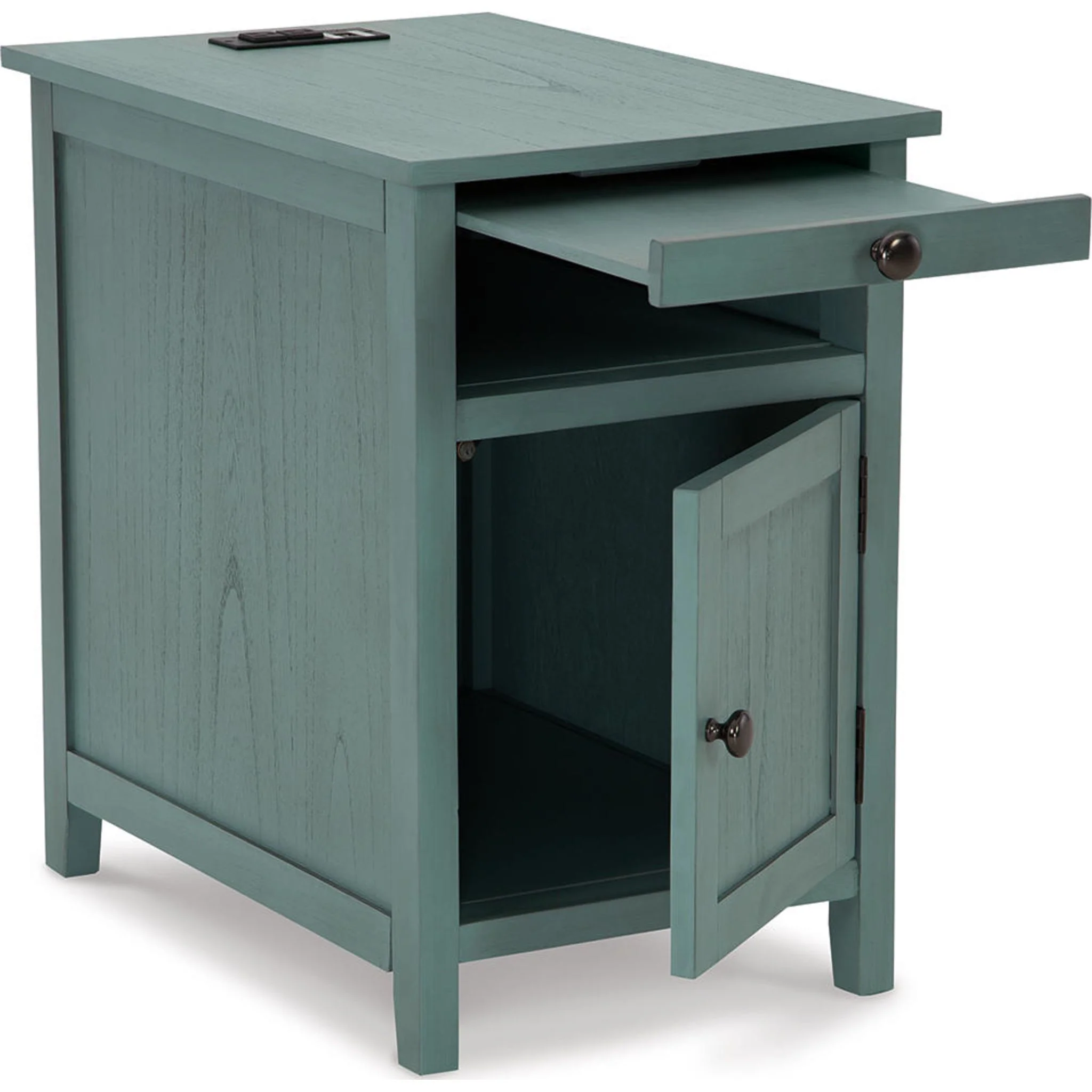 Treytown Accent Table - Teal - Image 14