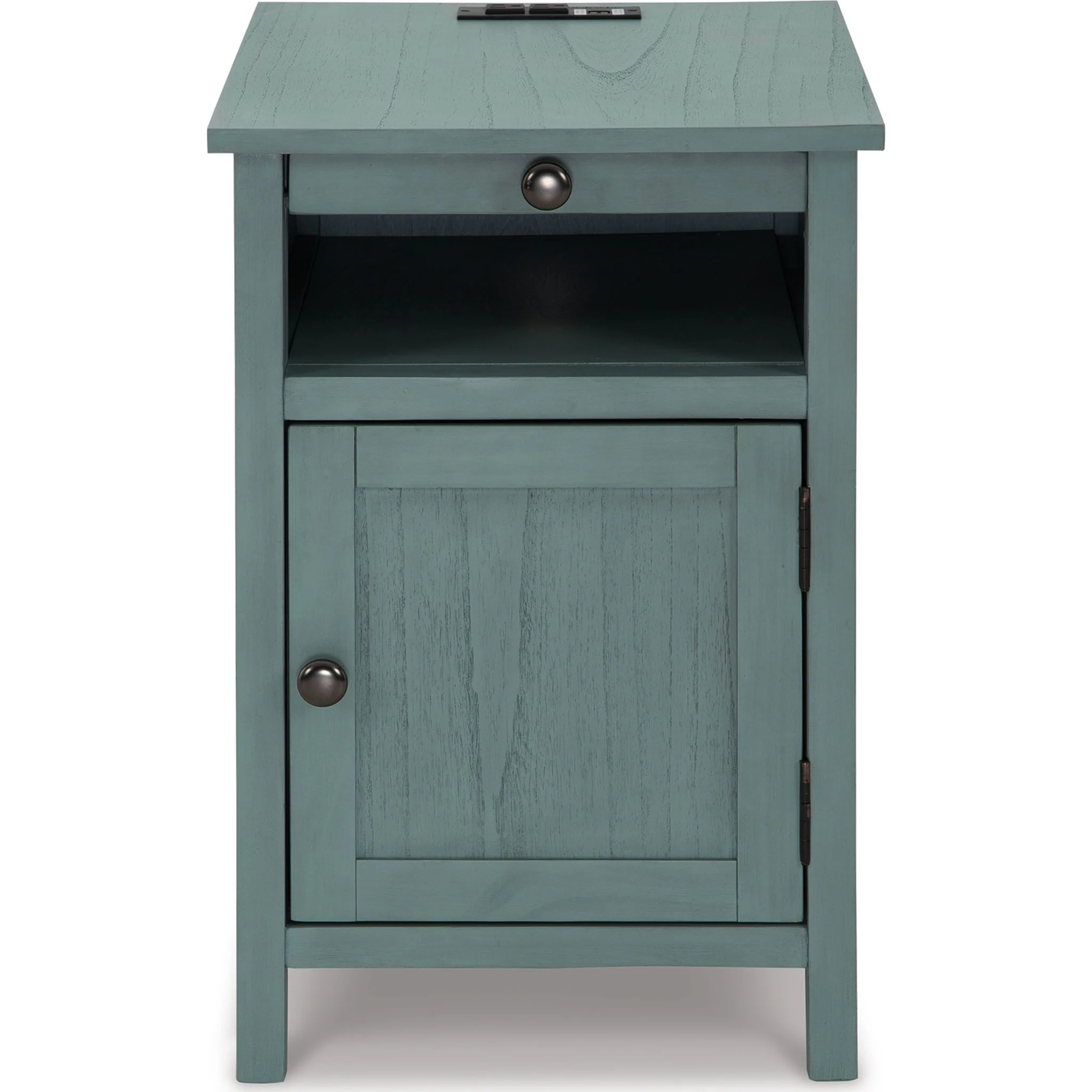 Treytown Accent Table - Teal - Image 4