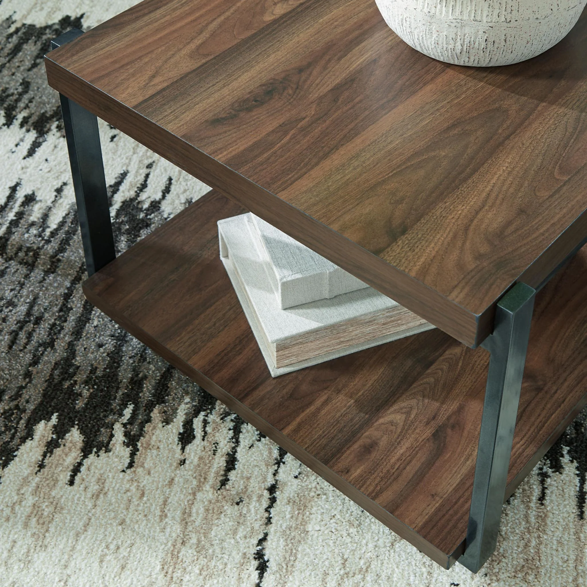 Trindwick 3 Pack Tables - Brown/Gun Metal - Image 6