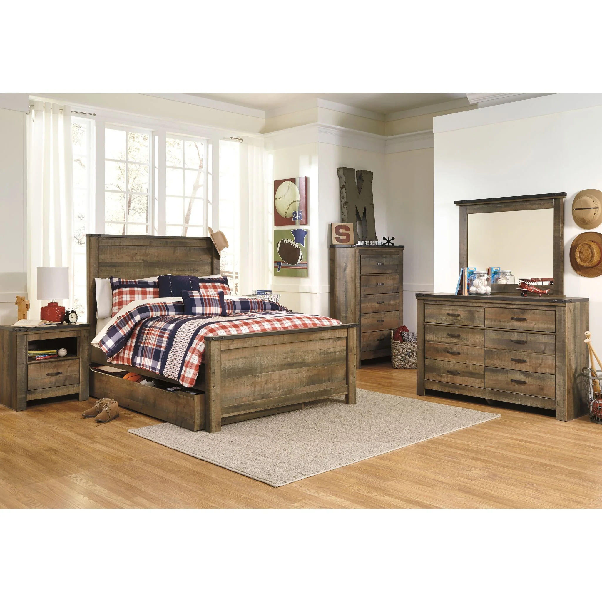 Trinell Full Panel Headboard - Image 5