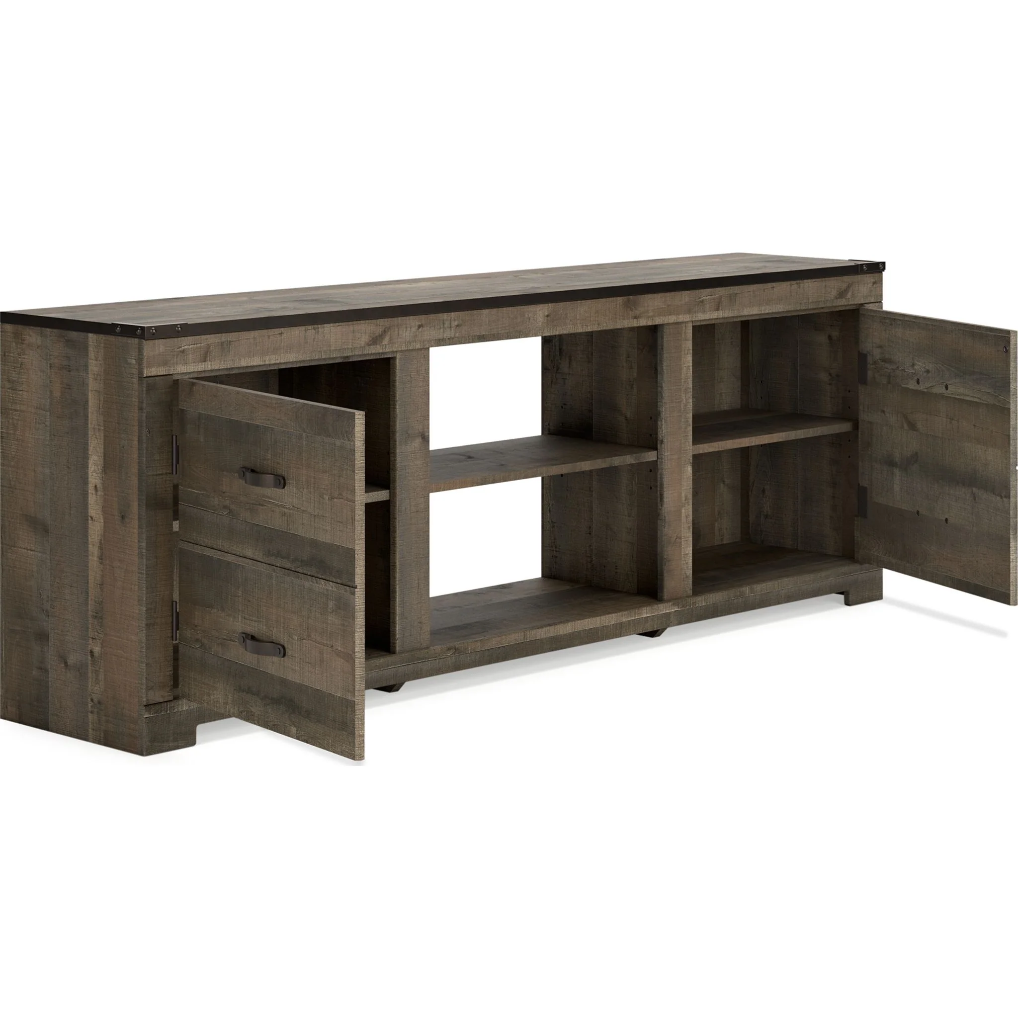 Trinell TV Stand - Brown - Image 4