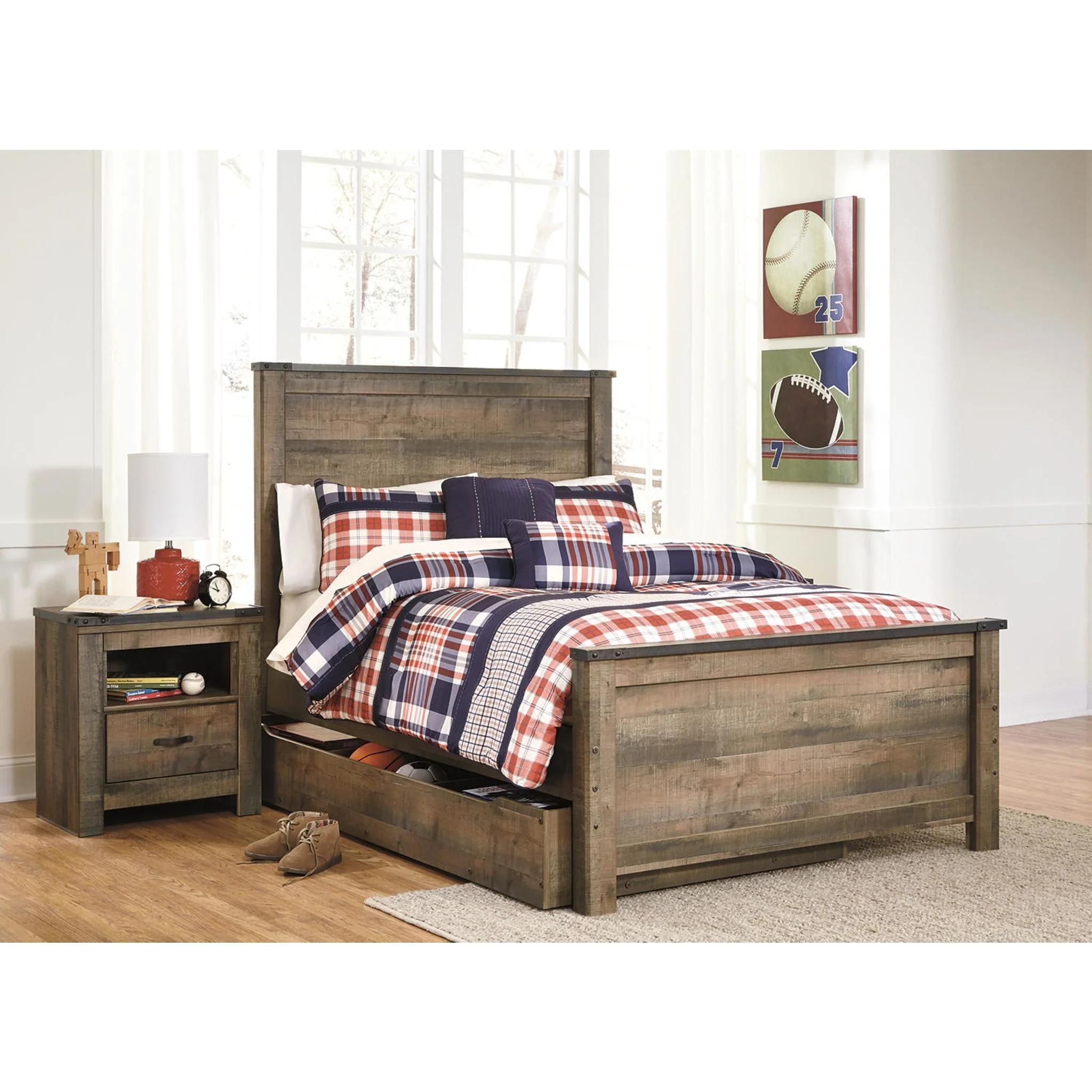 Trinell Nightstand - Rustic - Image 18