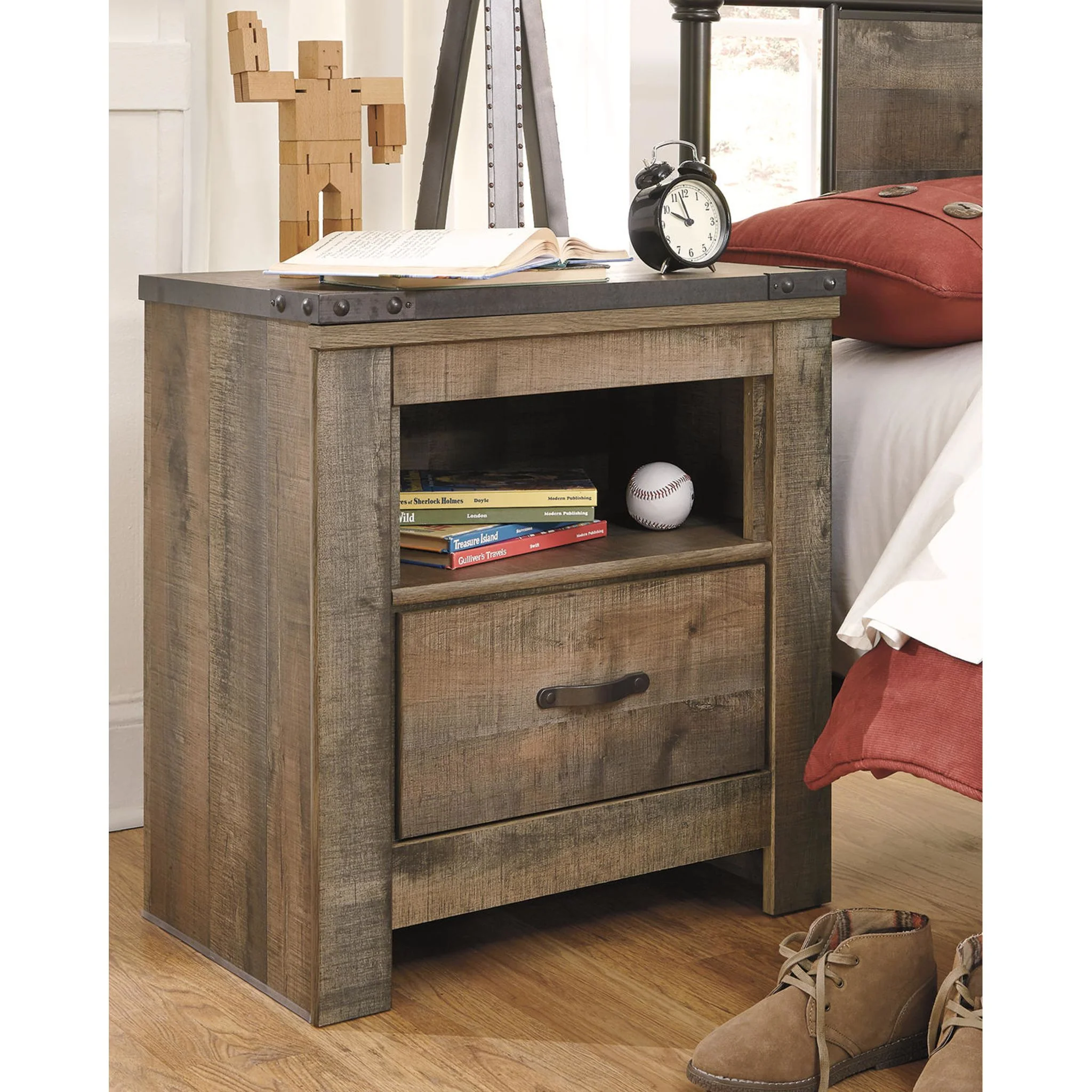 Trinell Nightstand - Rustic - Image 19