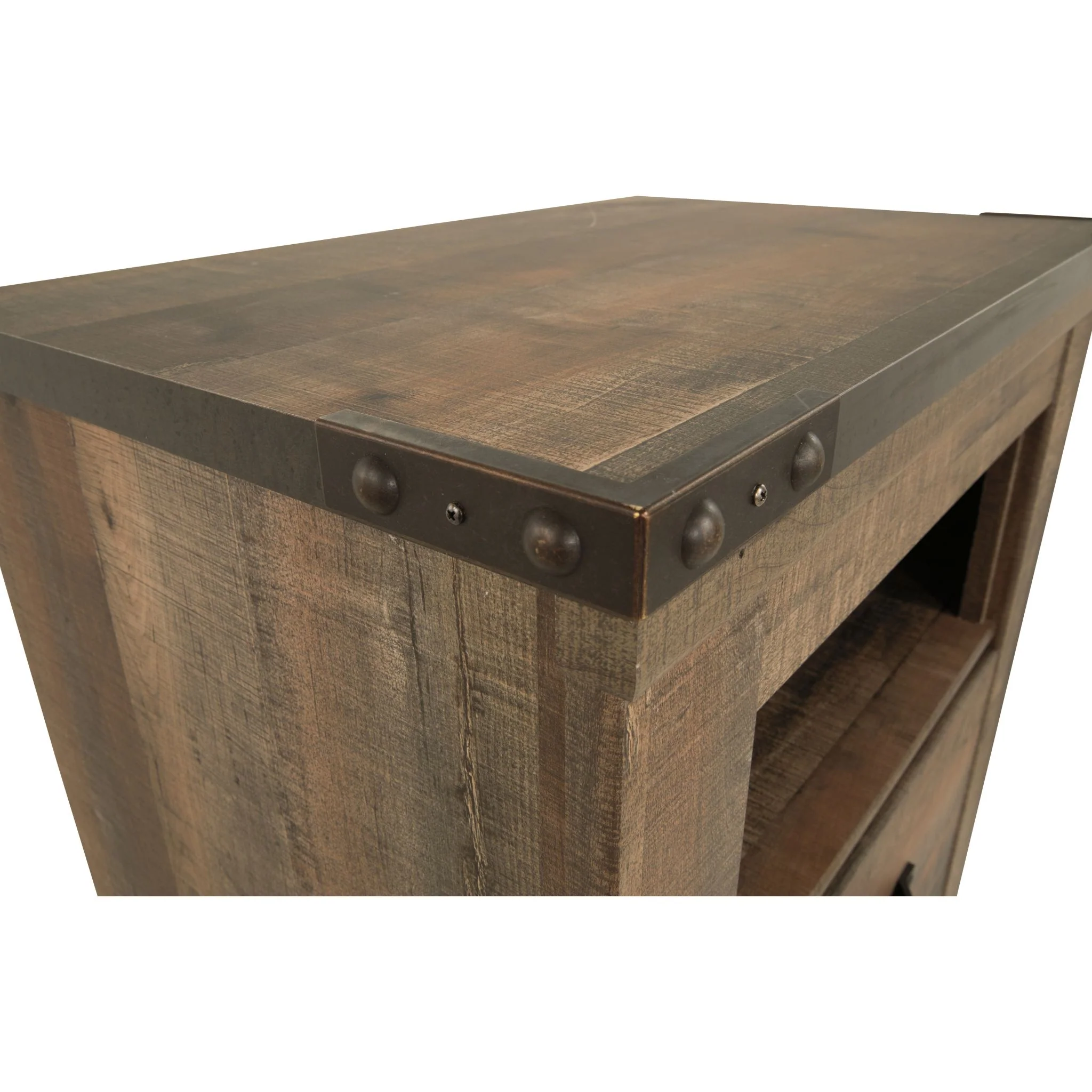 Trinell Nightstand - Rustic - Image 9