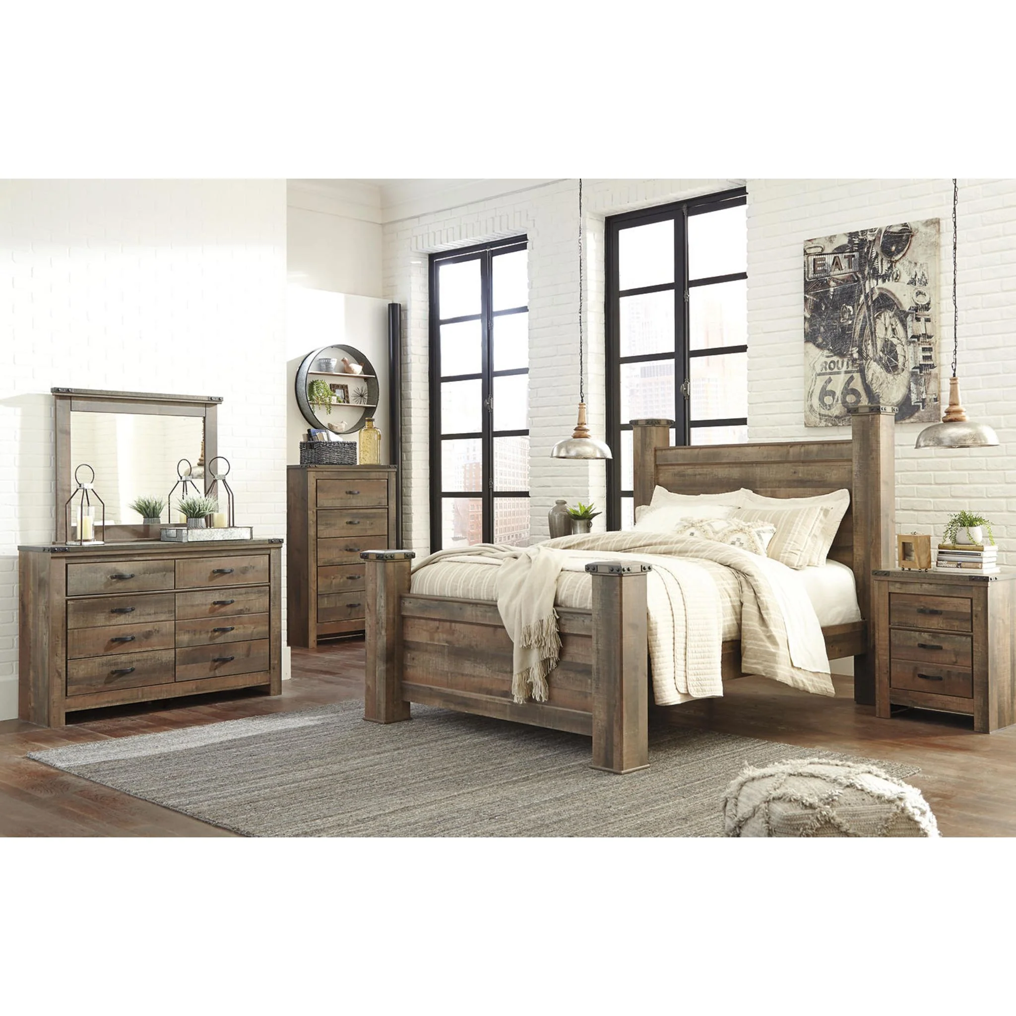 Trinell Poster Bed - Brown - Image 10
