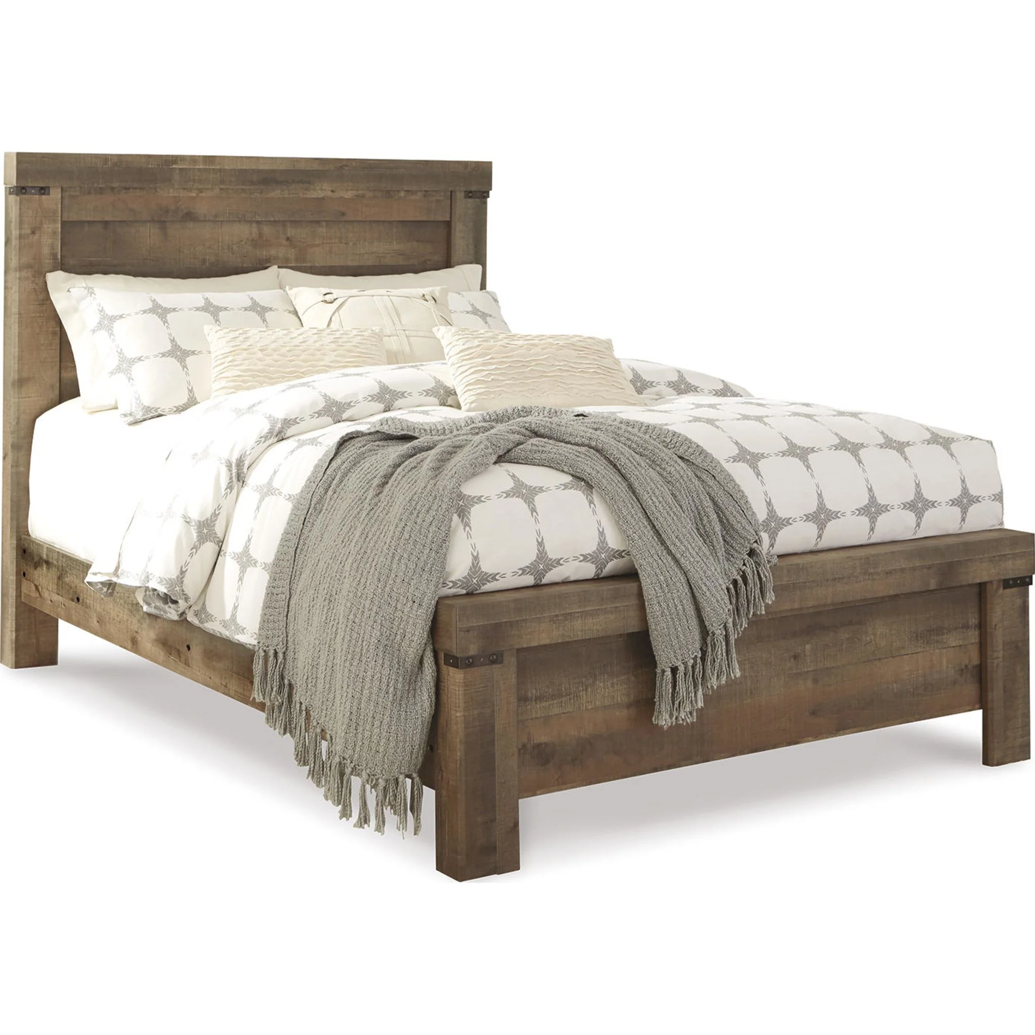 Trinell Queen Panel Bed - Brown
