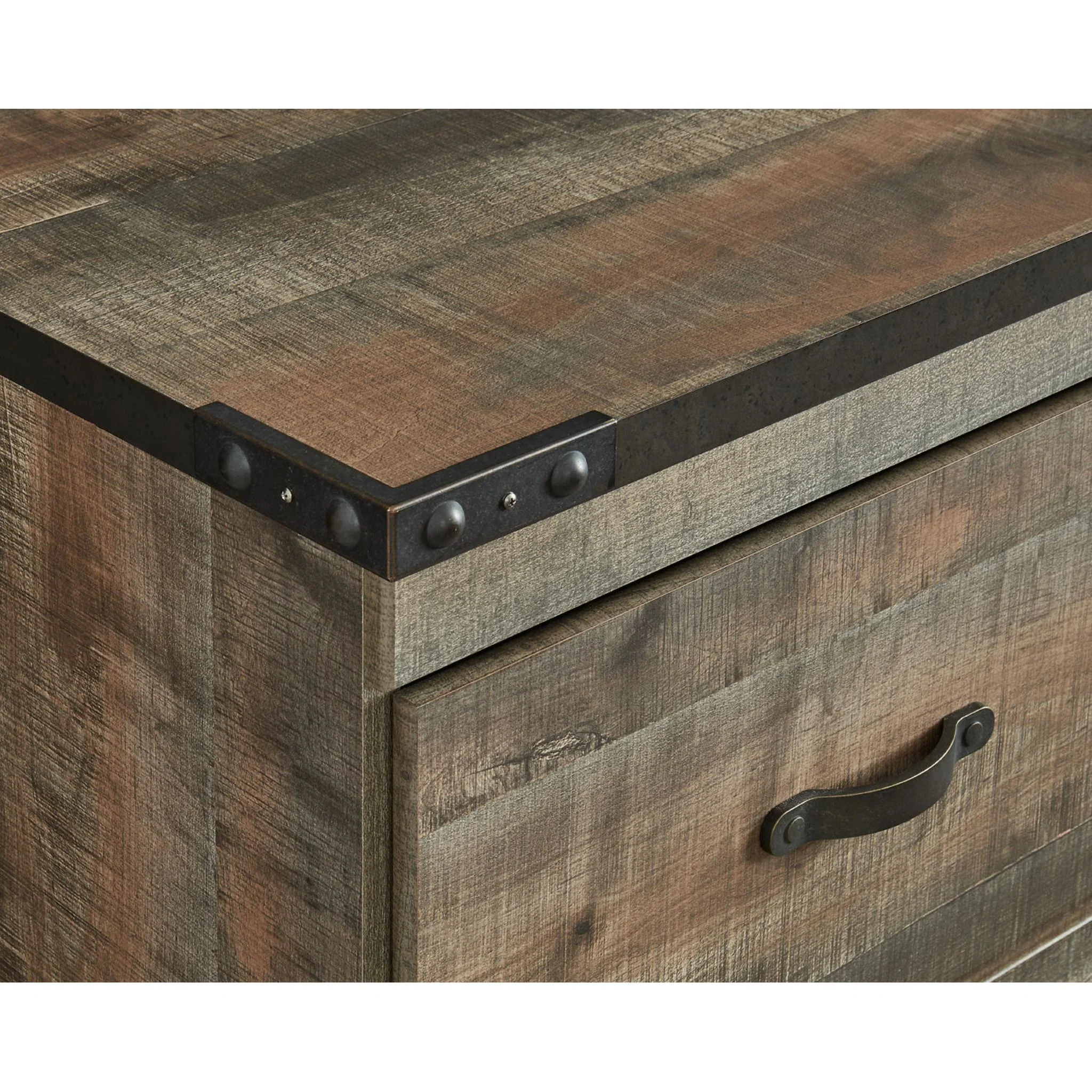 Trinell TV Stand with Fireplace - Brown - Image 8