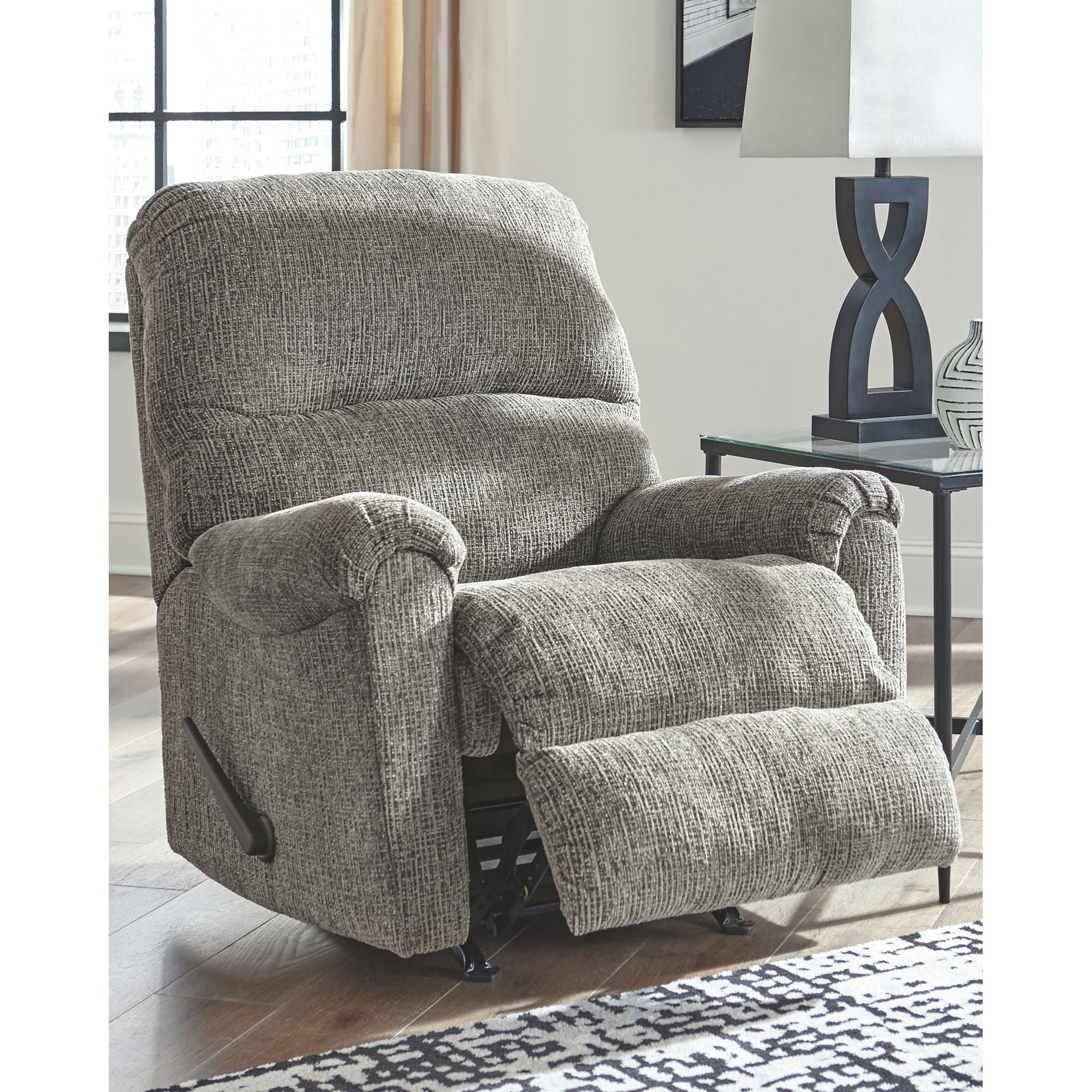 Trivia Rocker Recliner - Granite - Image 2