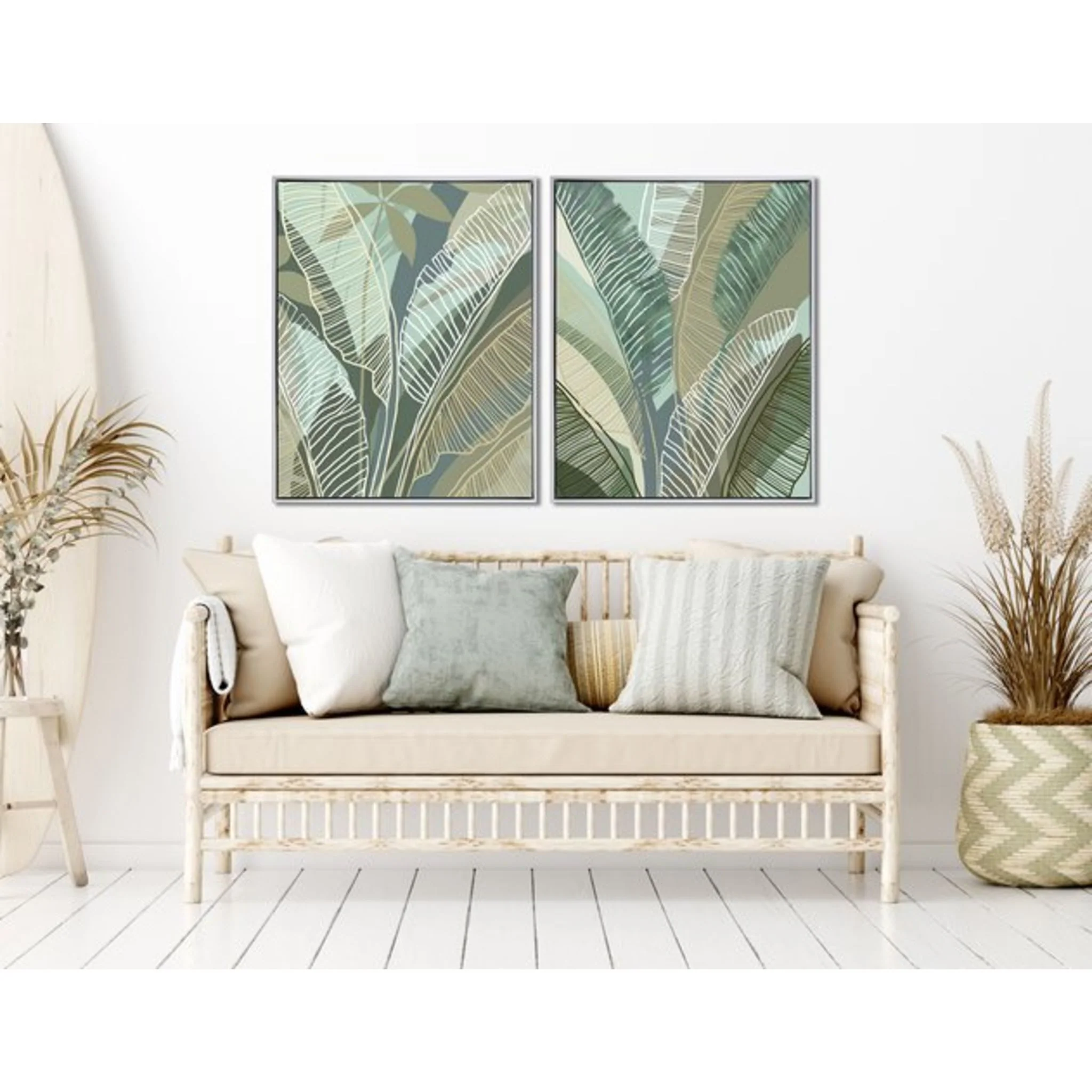 Tropical Botanical II Canvas 30.00" x 24.00" - Image 2