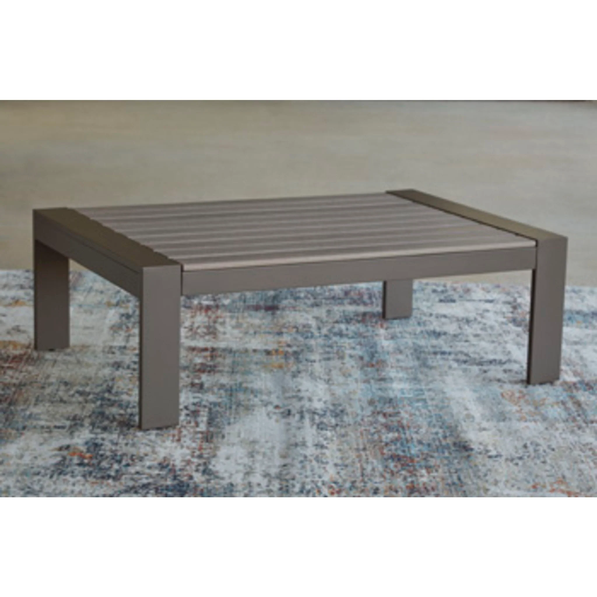 Tropicava Outdoor Coffee Table - Taupe - Image 3